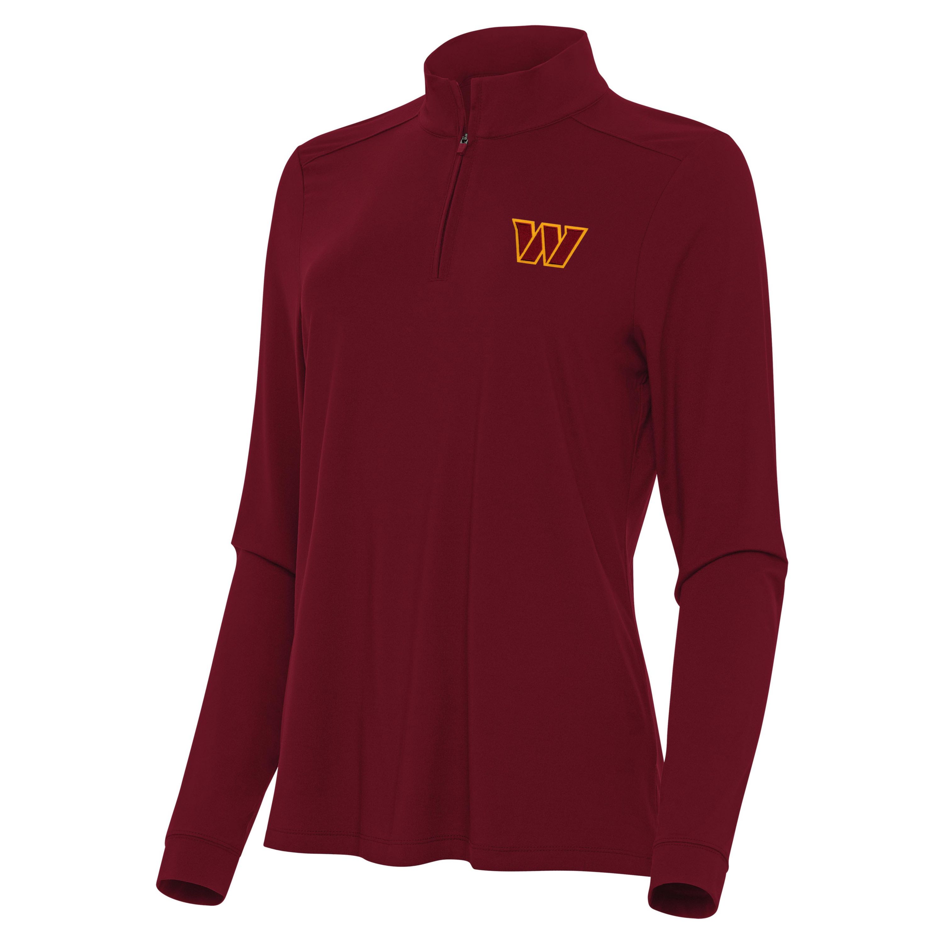 Antigua NFL Washington Commanders Womens Intent 1/4 Zip Pullover