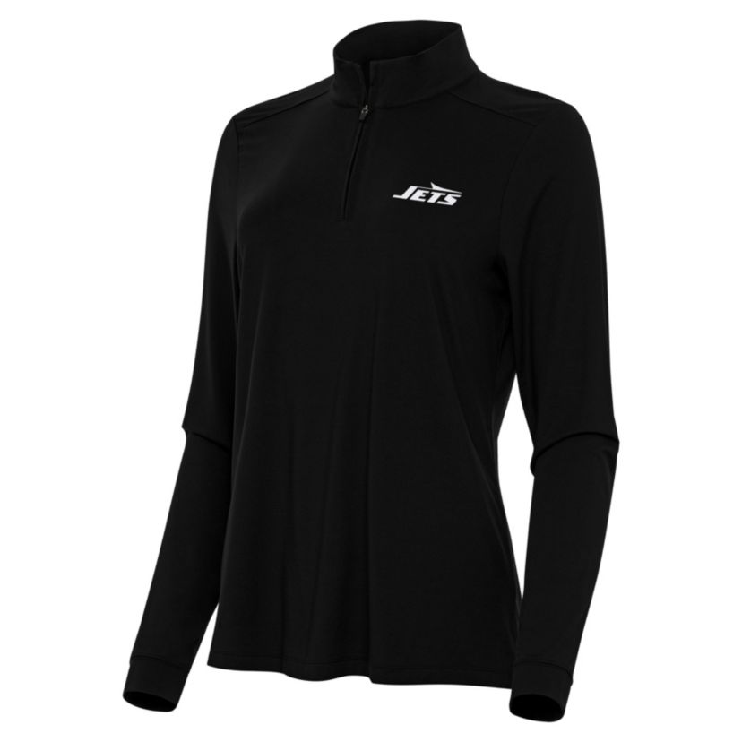 Antigua NFL New York Jets Womens Intent 1/4 Zip Pullover