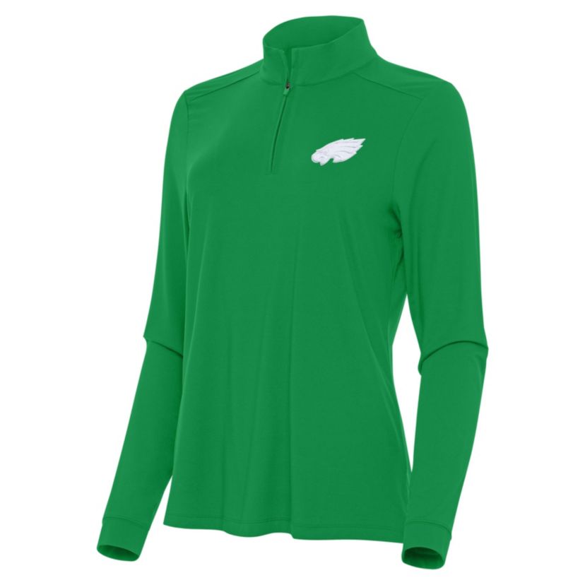St. Patricks Day NFL Philadelphia Eagles Womens Intent 1/4 Zip