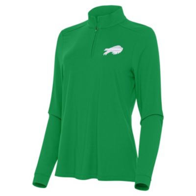 Antigua St. Patrick's Day NFL Buffalo Bills Women's Intent 1/4 Zip