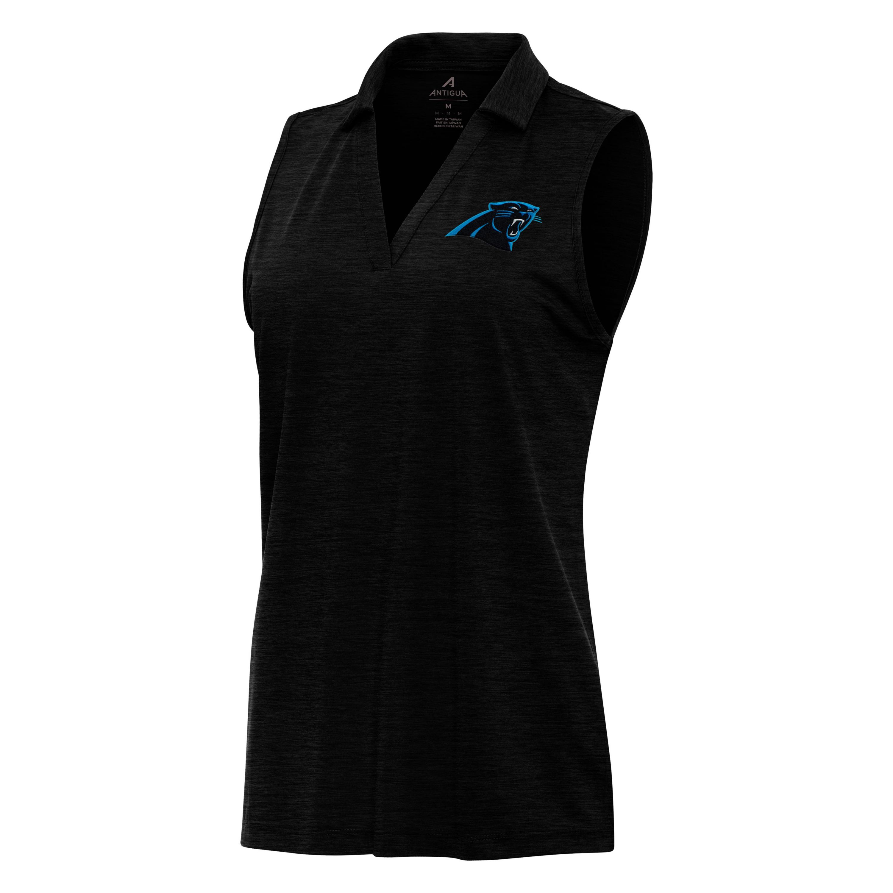 Antigua NFL Carolina Panthers Womens Layout S/L Polo