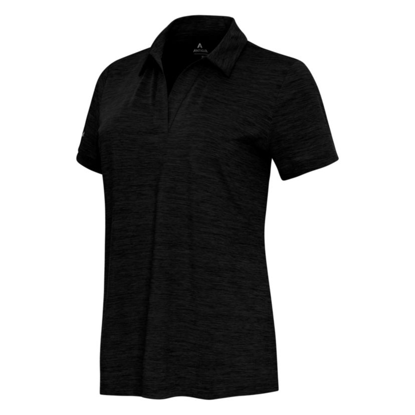 Antigua BLANK Womens Layout V-Neck Polo