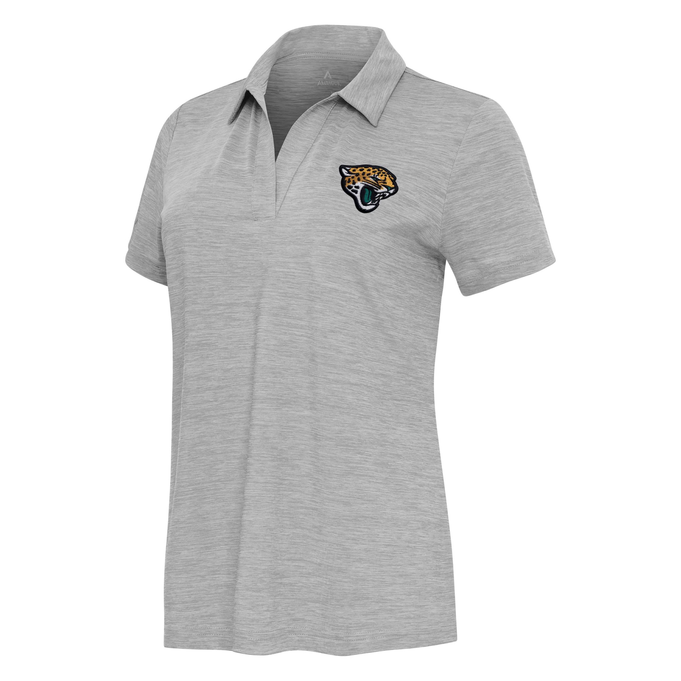 Antigua NFL Jacksonville Jaguars Womens Layout V-Neck Polo