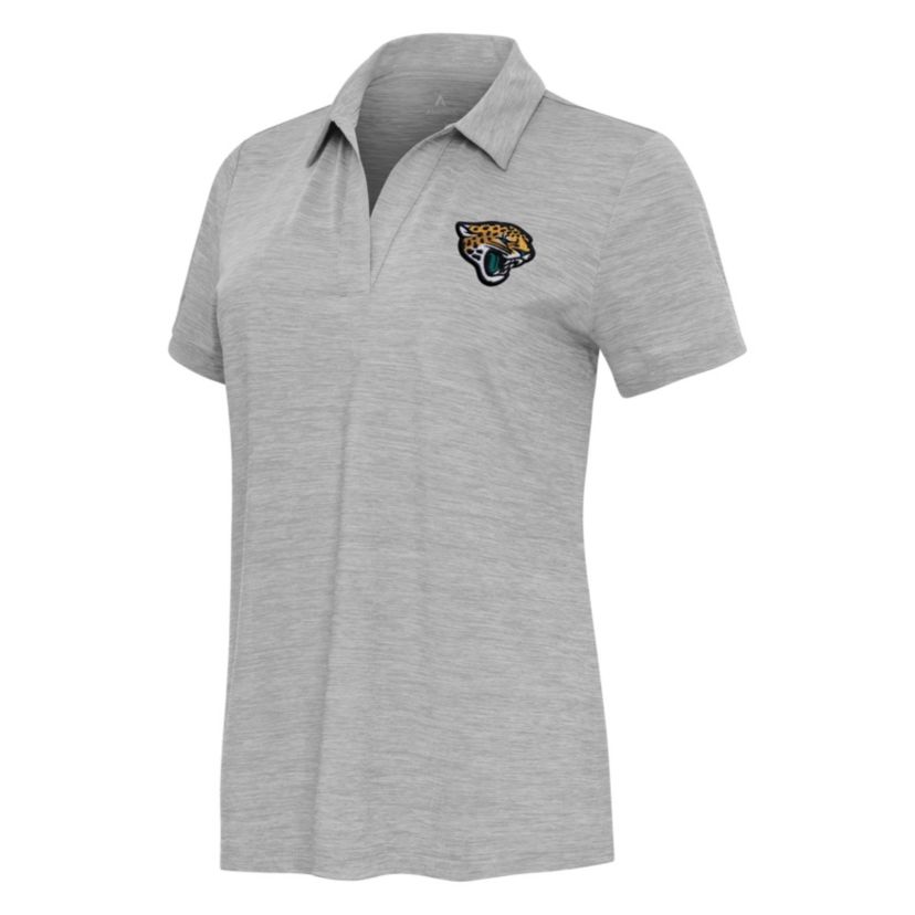 Antigua NFL Jacksonville Jaguars Womens Layout V-Neck Polo