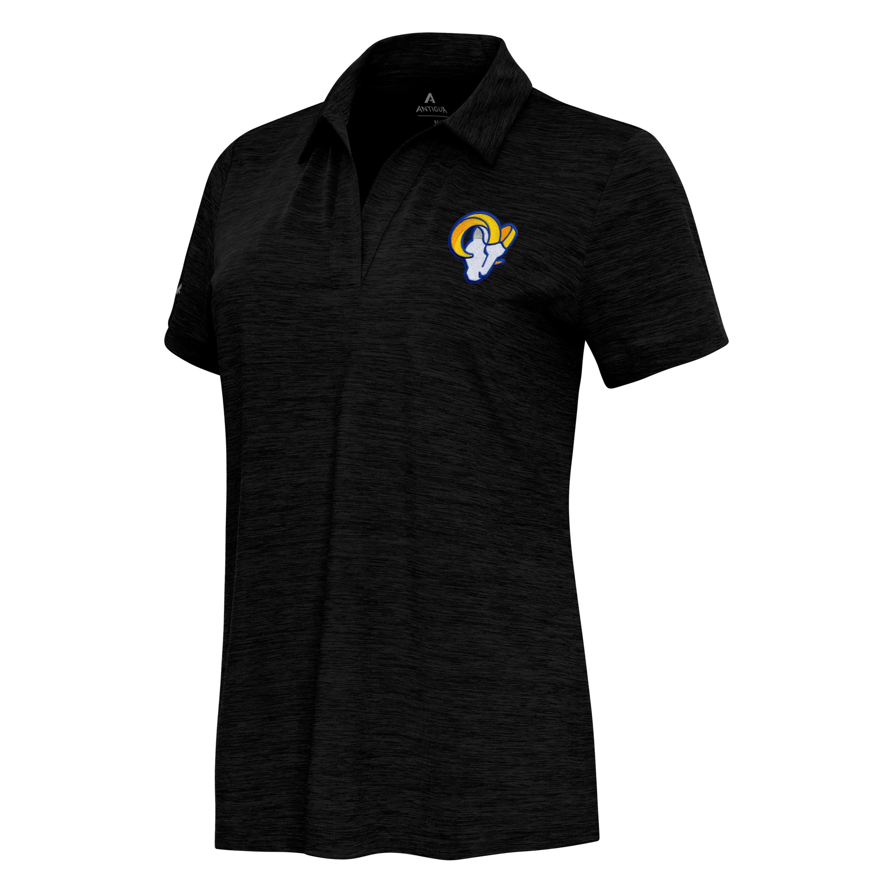Antigua NFL Los Angeles Rams Womens Layout V-Neck Polo