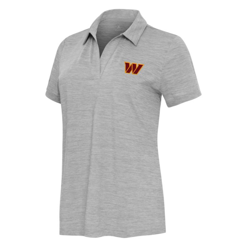 Antigua NFL Washington Commanders Womens Layout V-Neck Polo