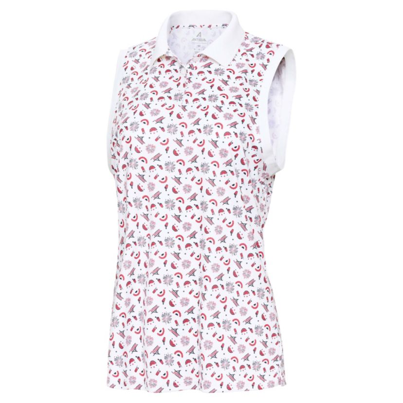 Antigua BLANK Womens Indpendance S/L Polo