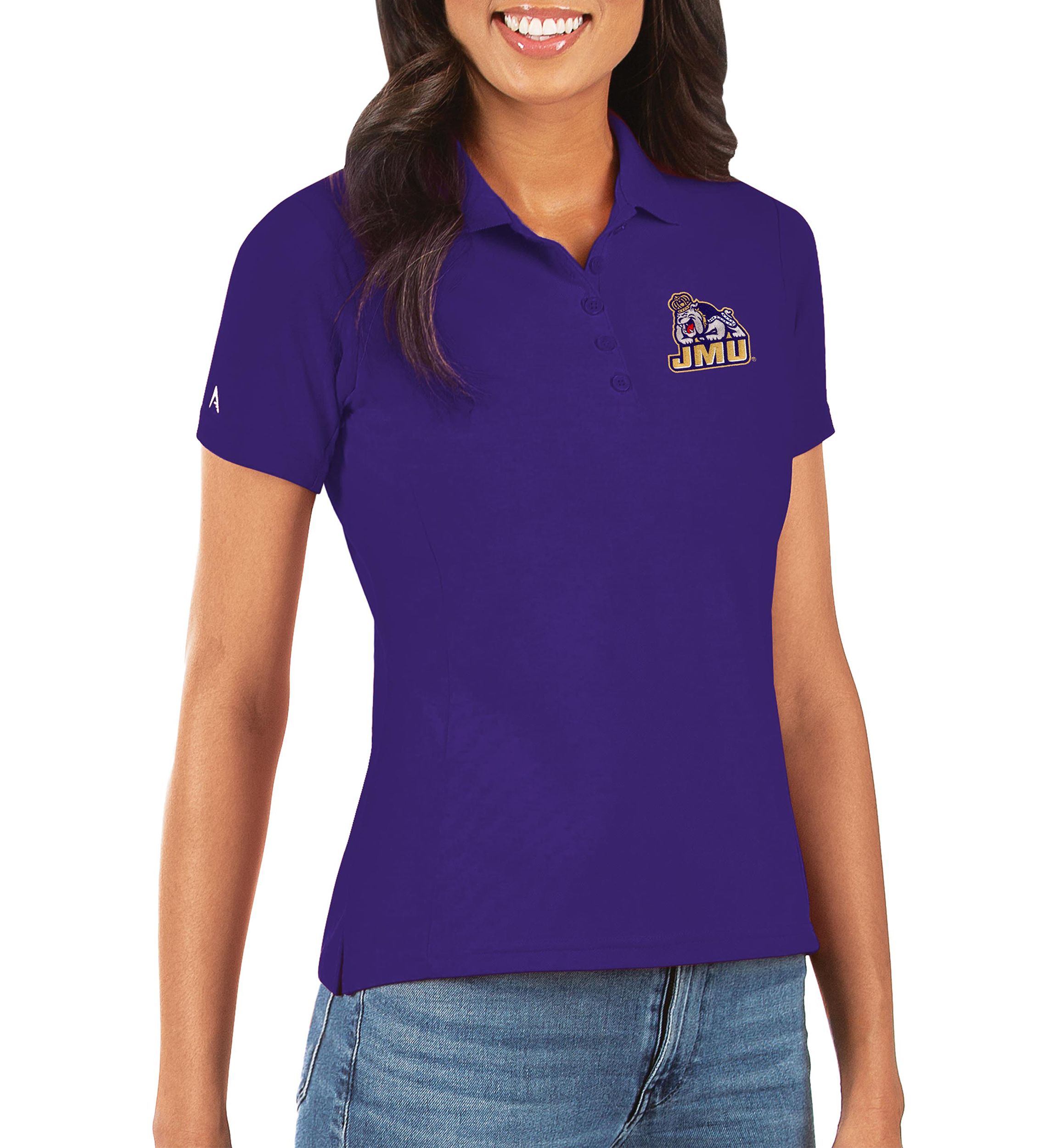 NCAA James Madison Dukes Legacy Pique Polo