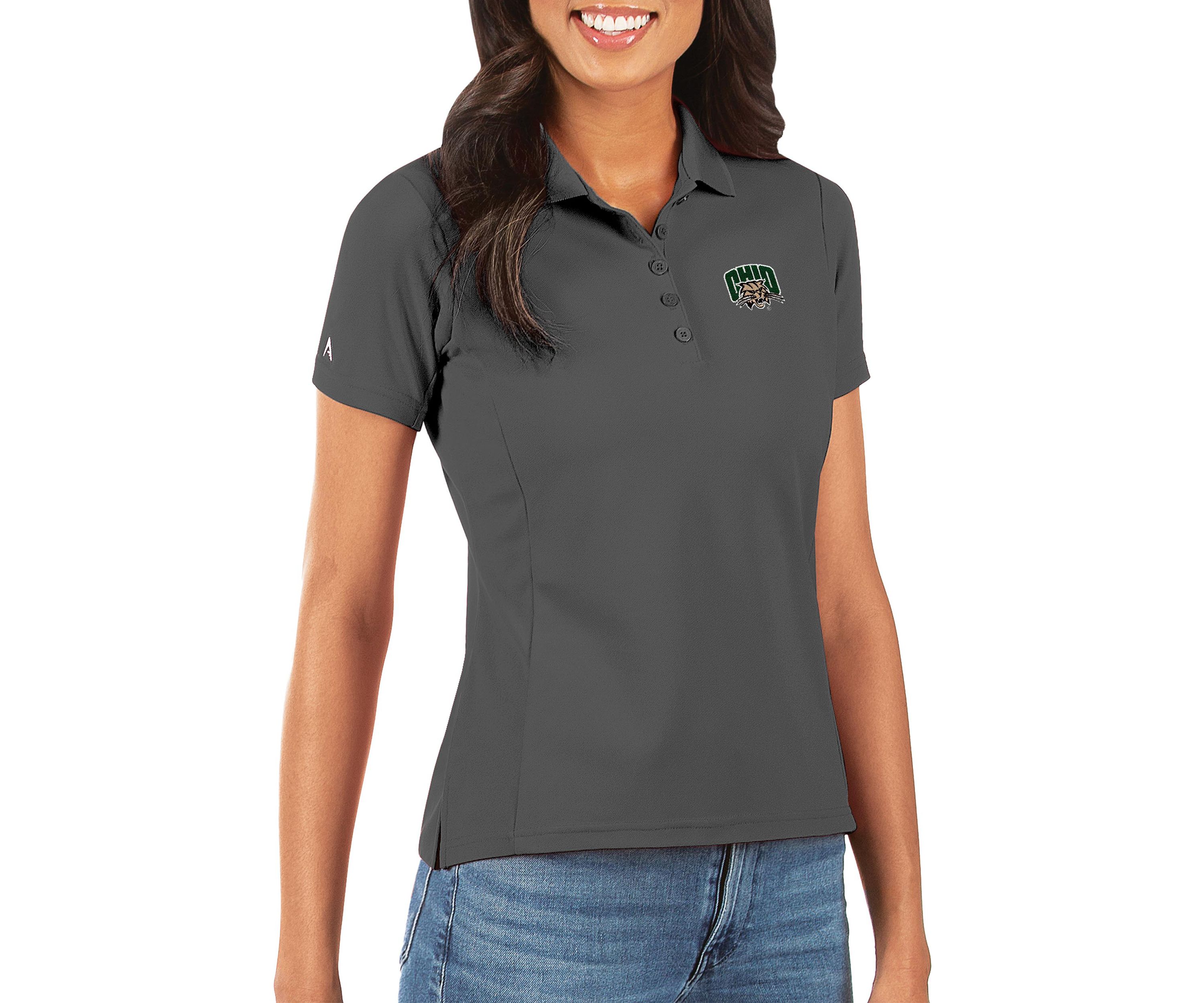 NCAA Ohio Bobcats Legacy Pique Polo