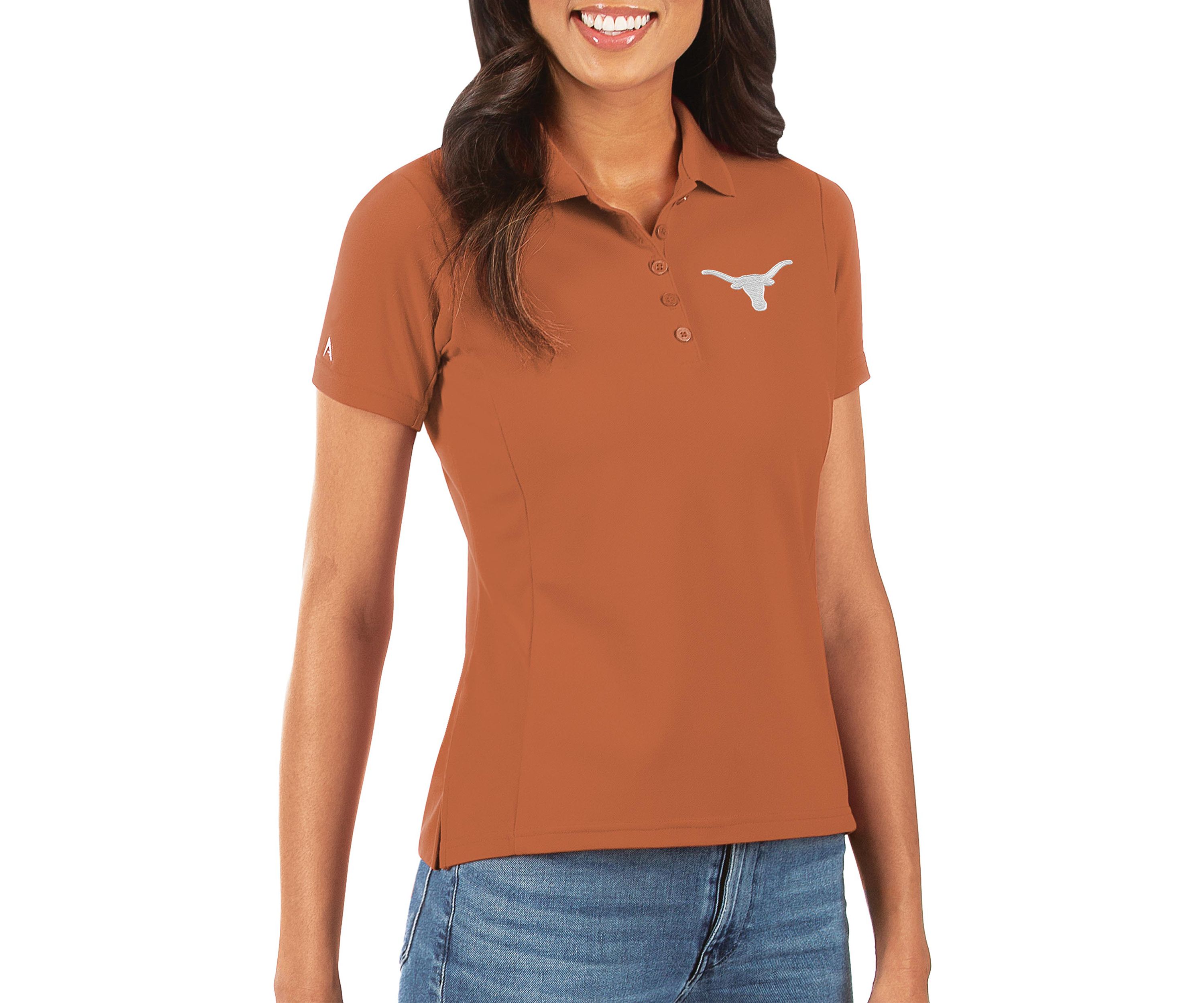 NCAA Texas Texas Longhorns Legacy Pique Polo