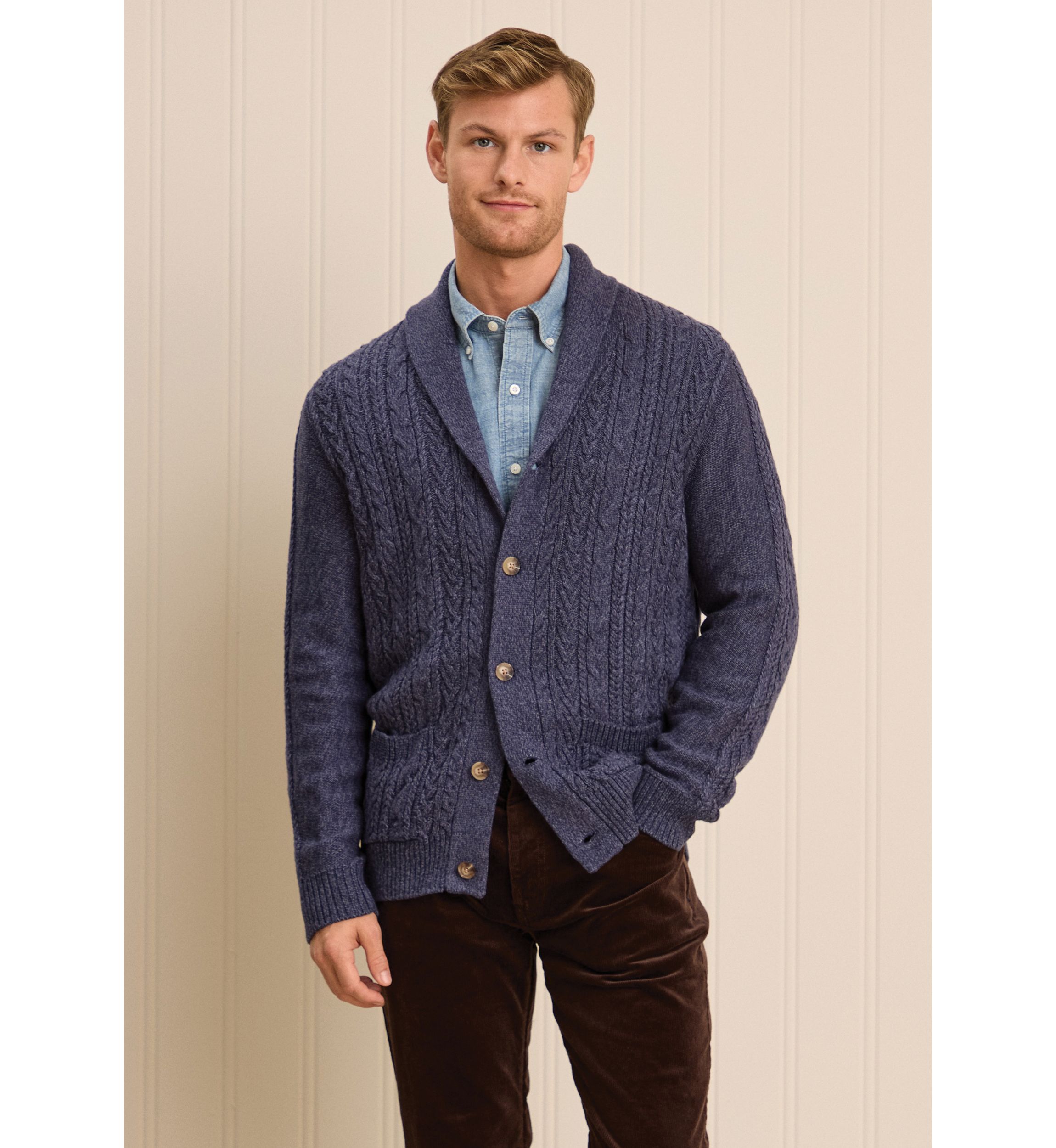 Sewing Down South x Crown & Ivy™ Cable Knit Cardigan