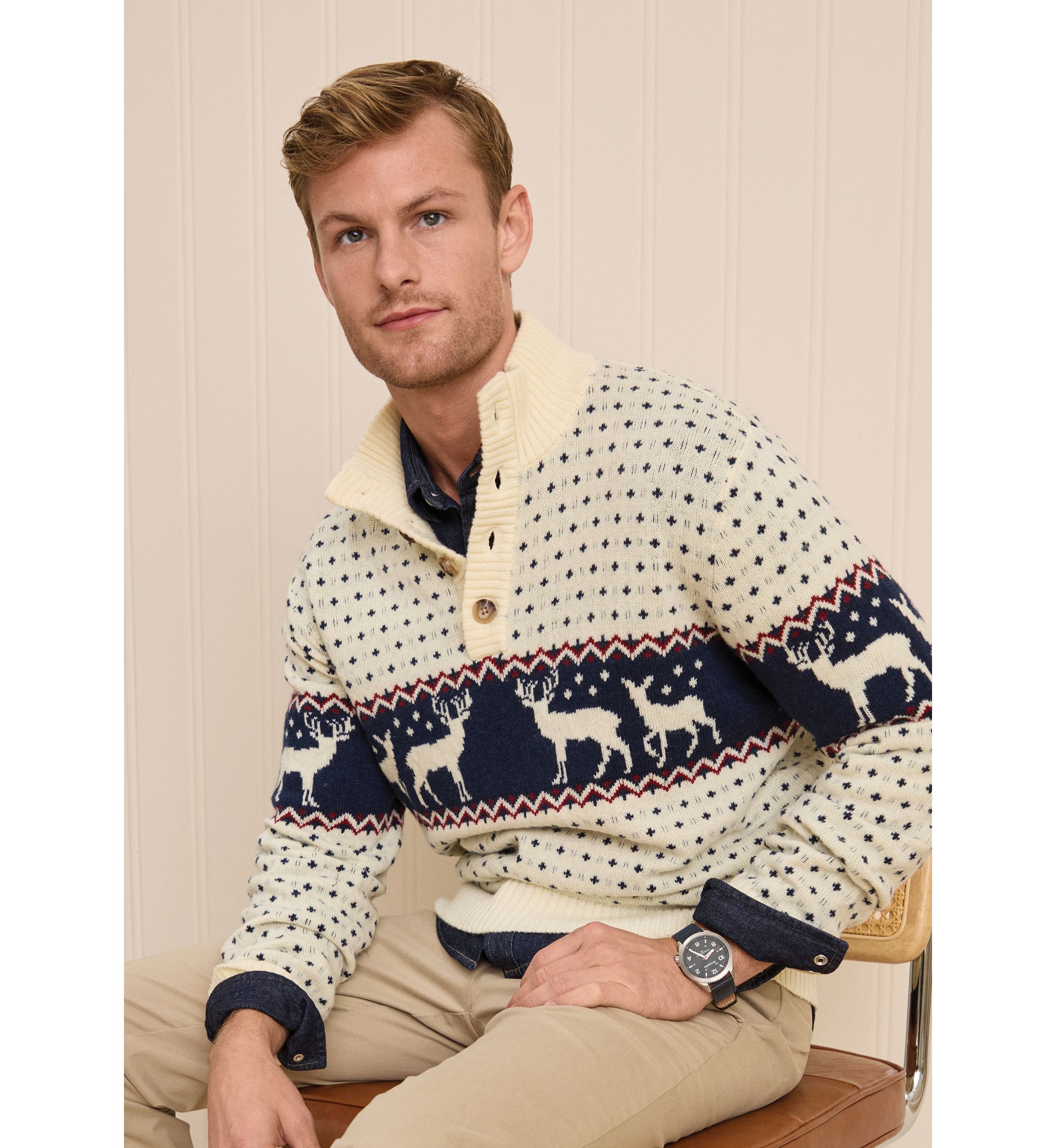 Sewing Down South x Crown & Ivy™ Fair Isle Sweater