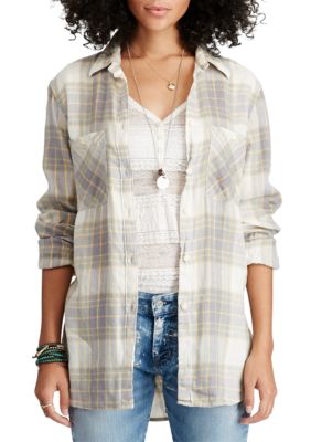 Denim Supply Ralph Lauren Linen Cotton Utility Shirt Belk