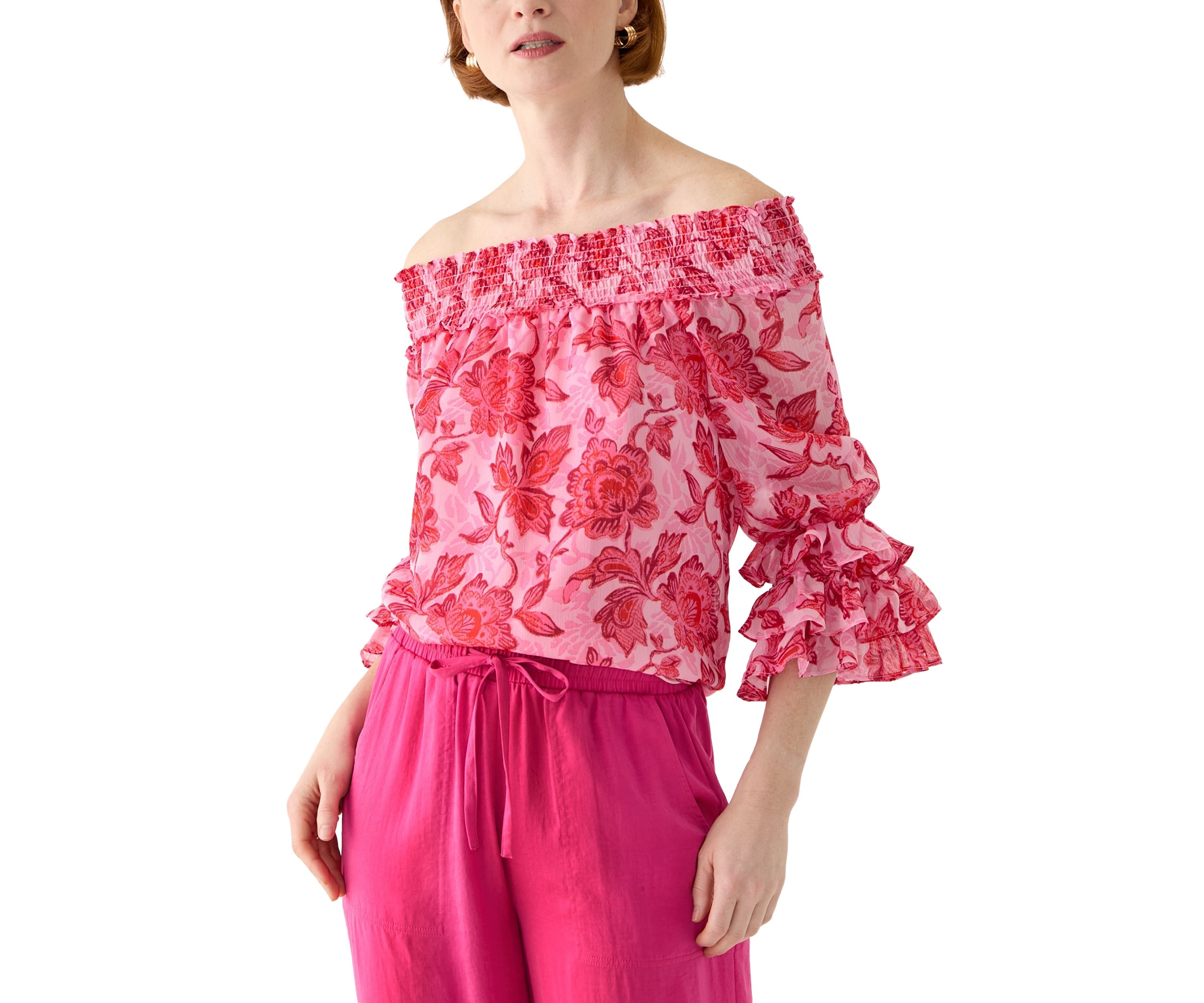 Petite Off the Shoulder Blouse