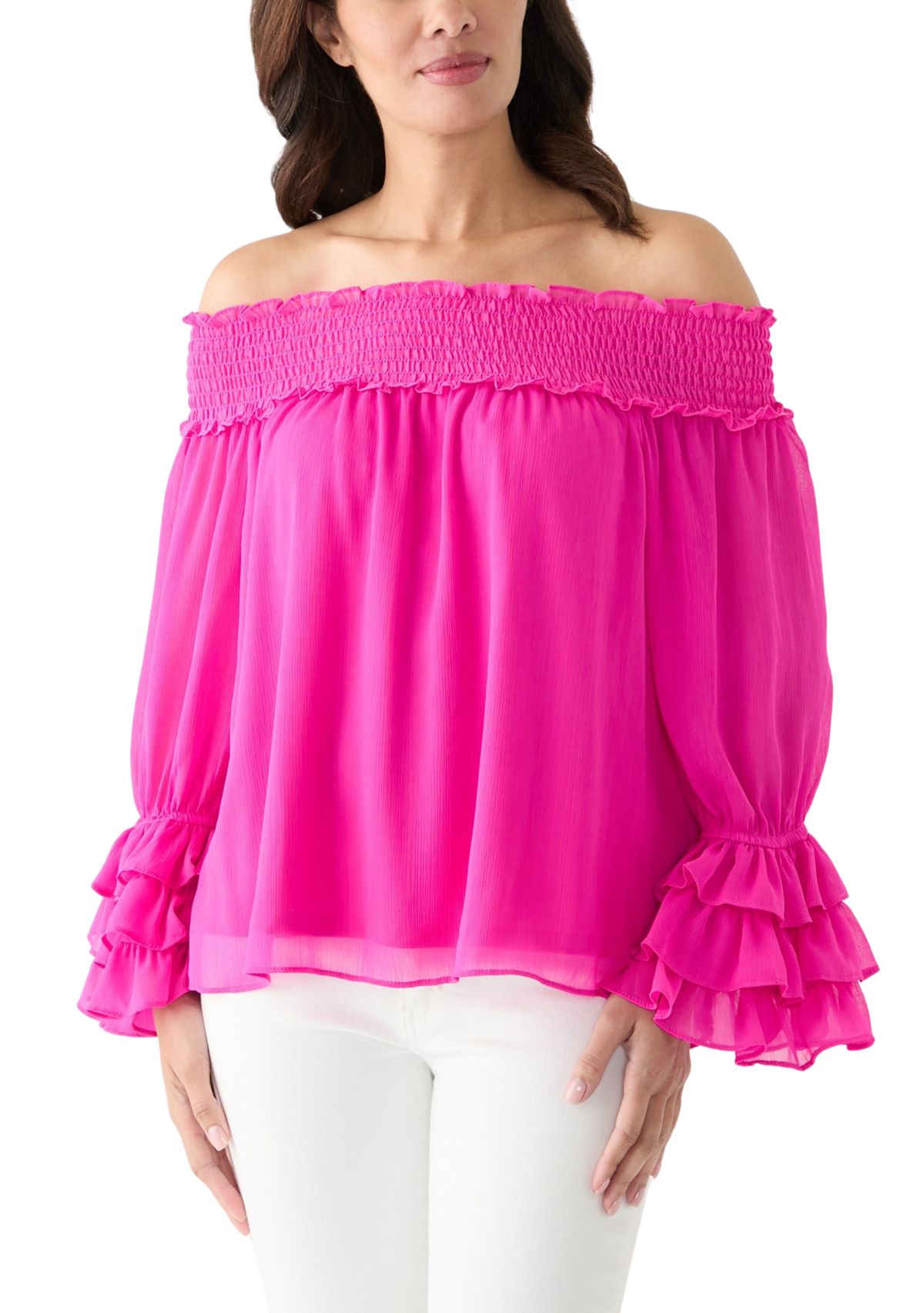 Petite Off the Shoulder Blouse