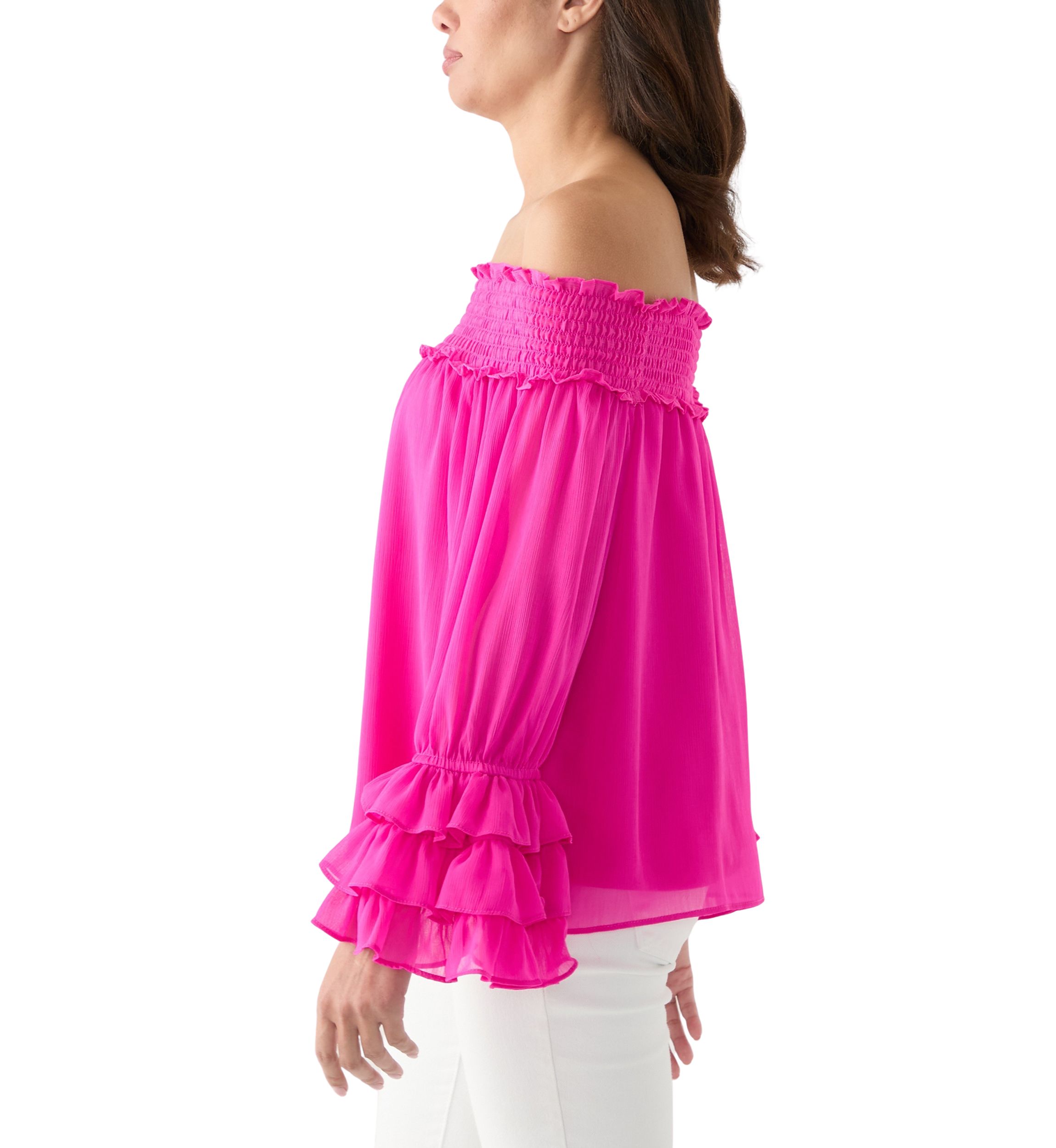 Petite Off the Shoulder Blouse