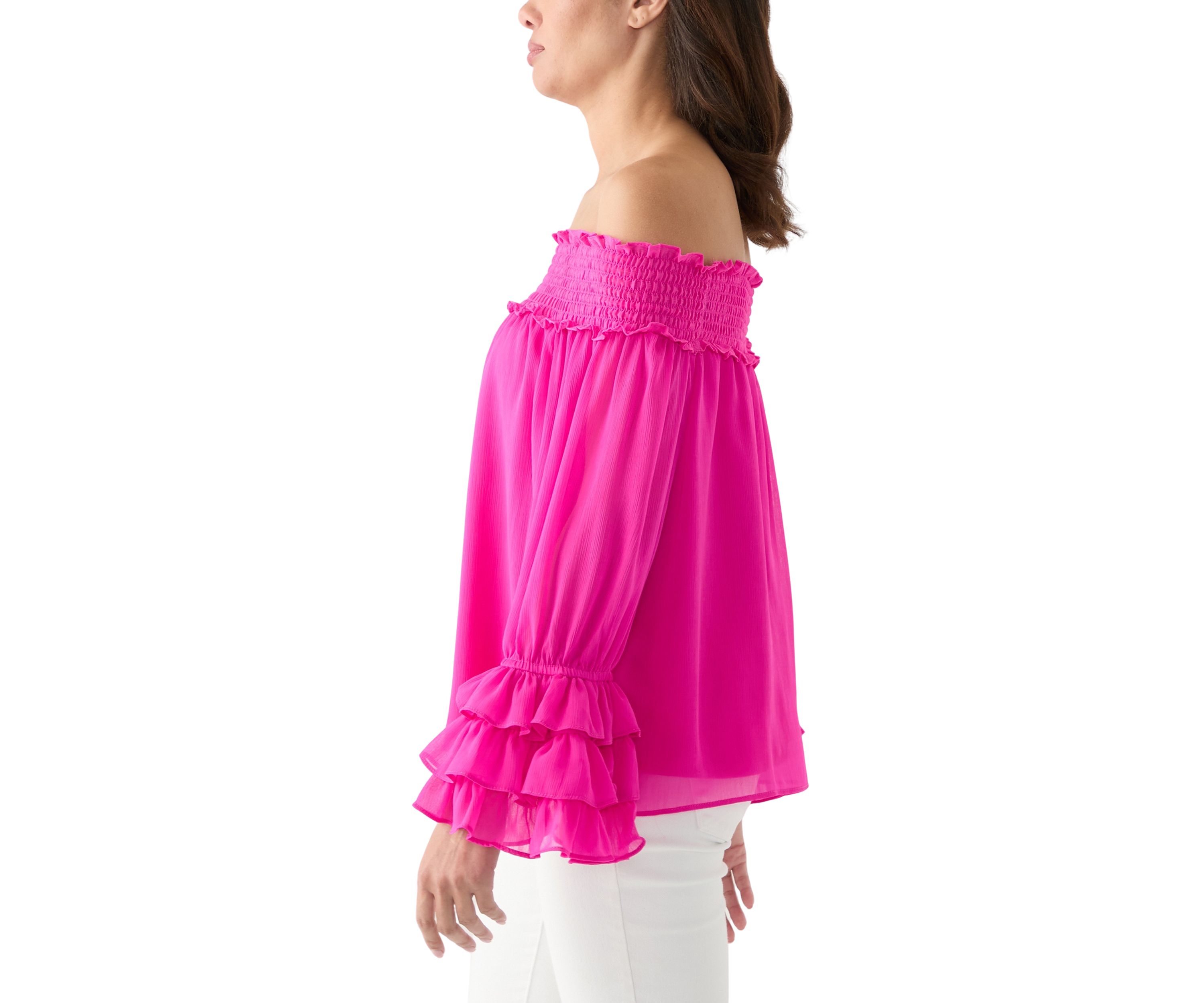 Petite Off the Shoulder Blouse