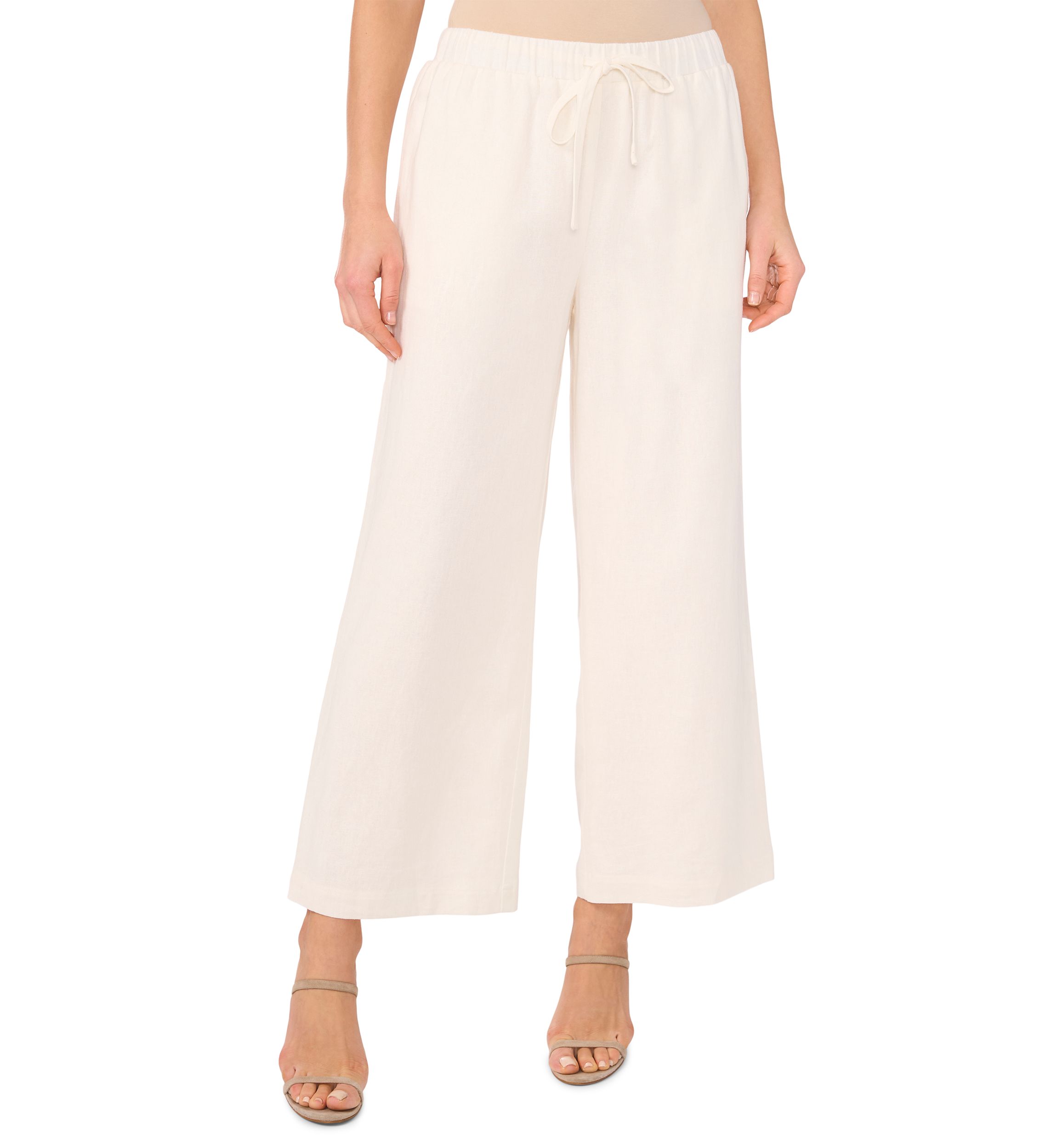 Petite Relaxed Fit Wide Leg Trousers