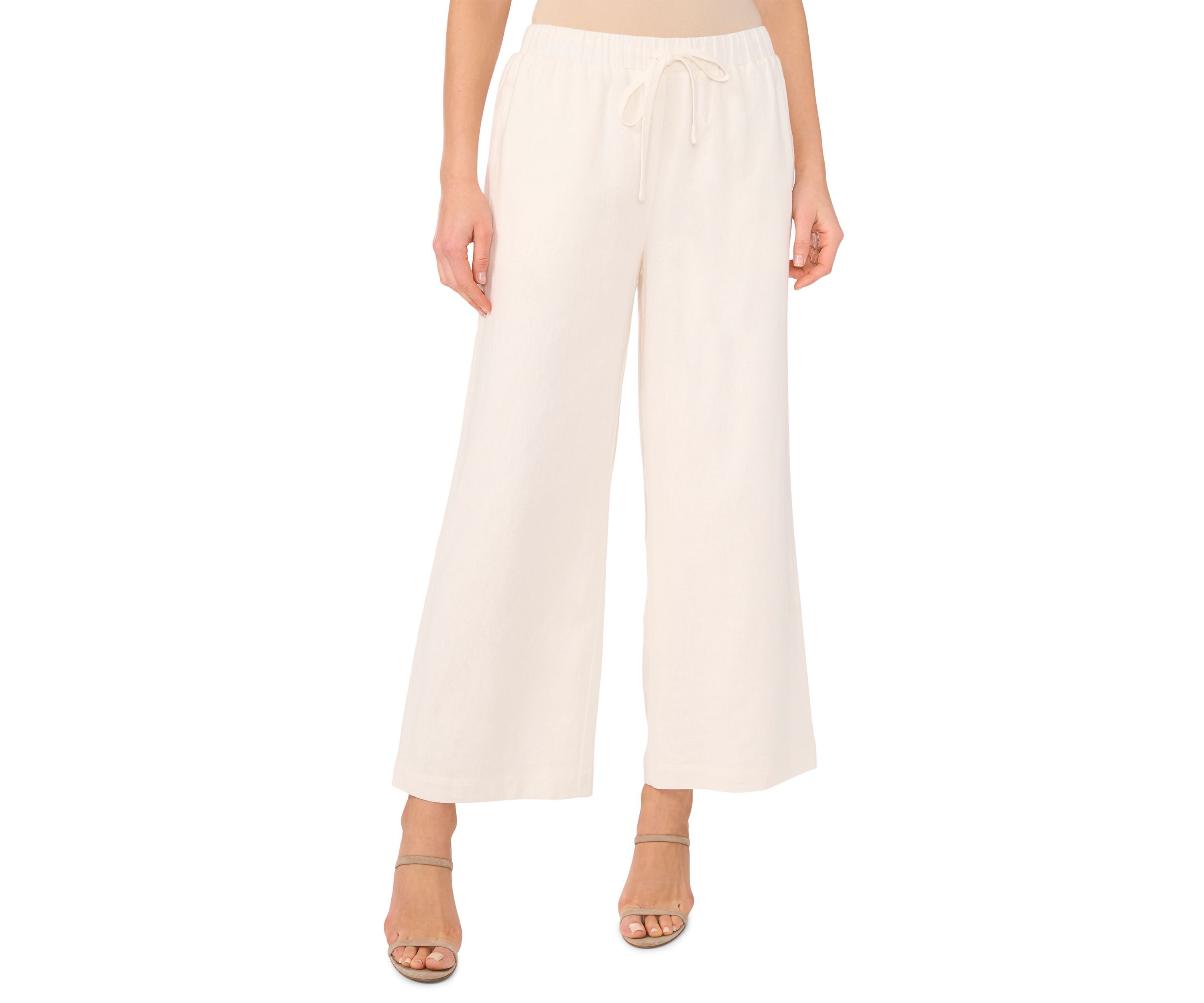 Petite Relaxed Fit Wide Leg Trousers