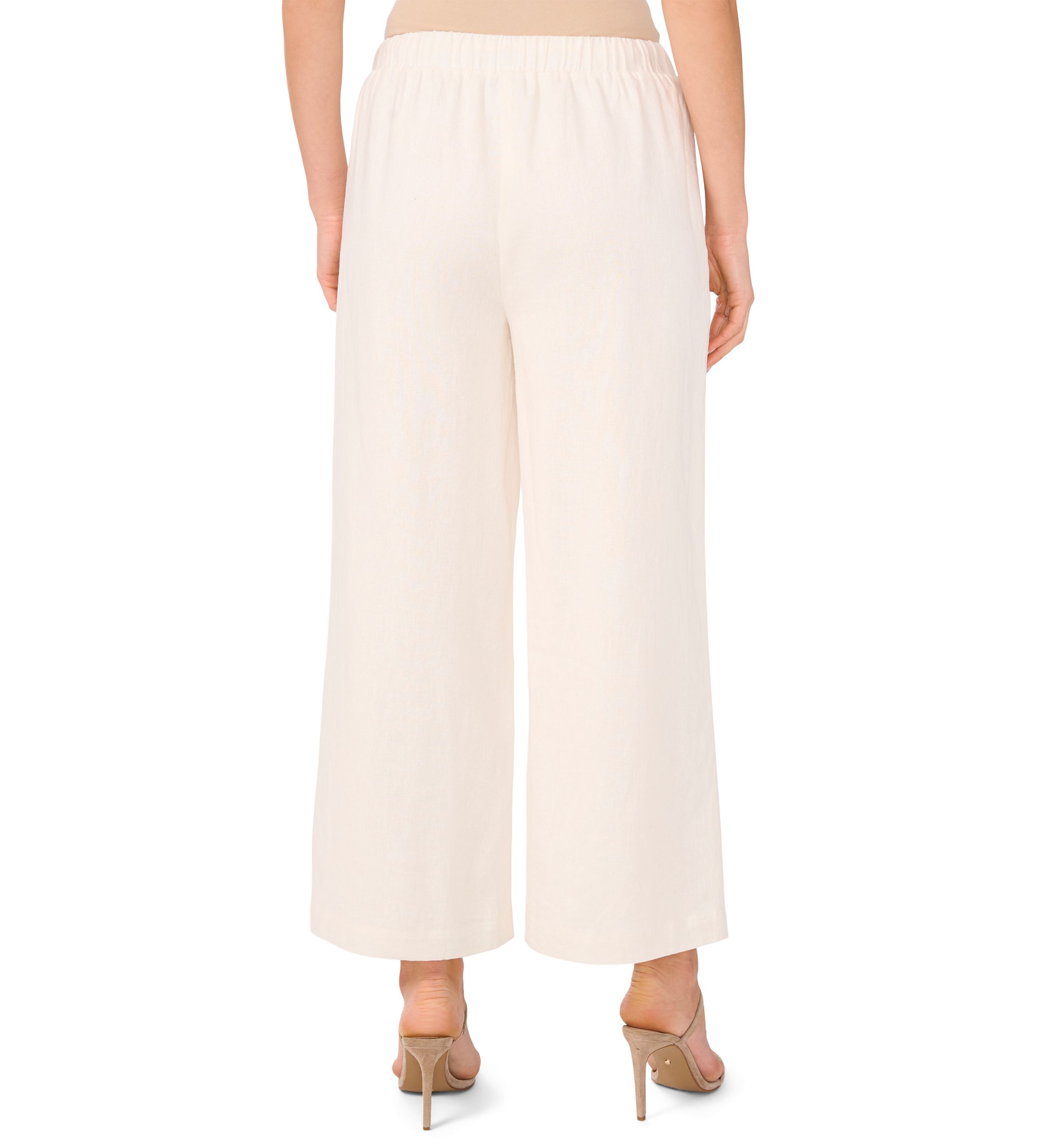 Petite Relaxed Fit Wide Leg Trousers