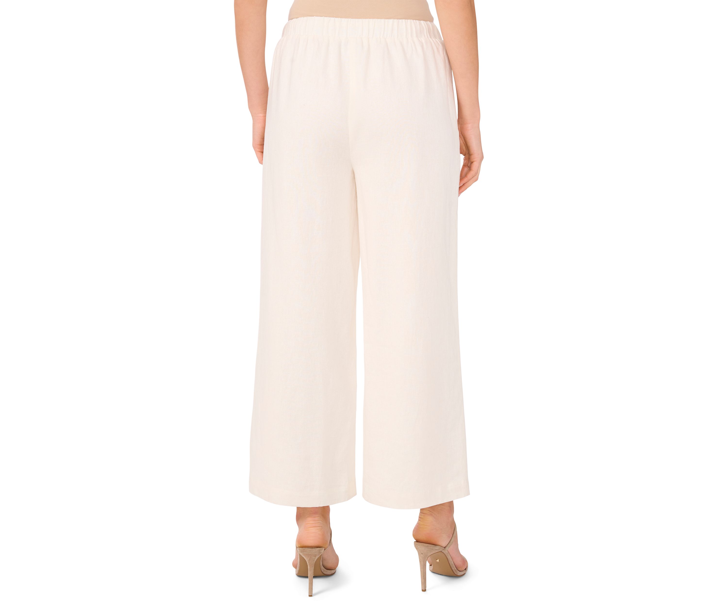 Petite Relaxed Fit Wide Leg Trousers