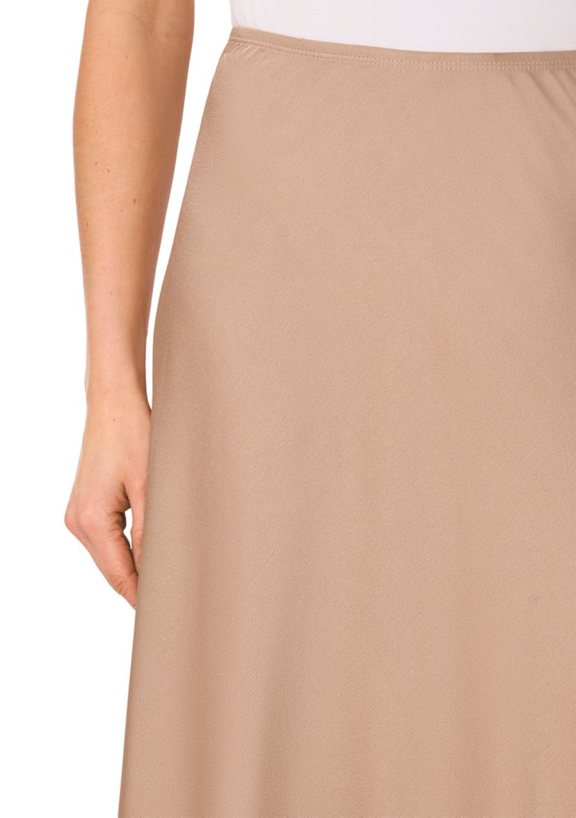 Womens Satin Midi Skirt