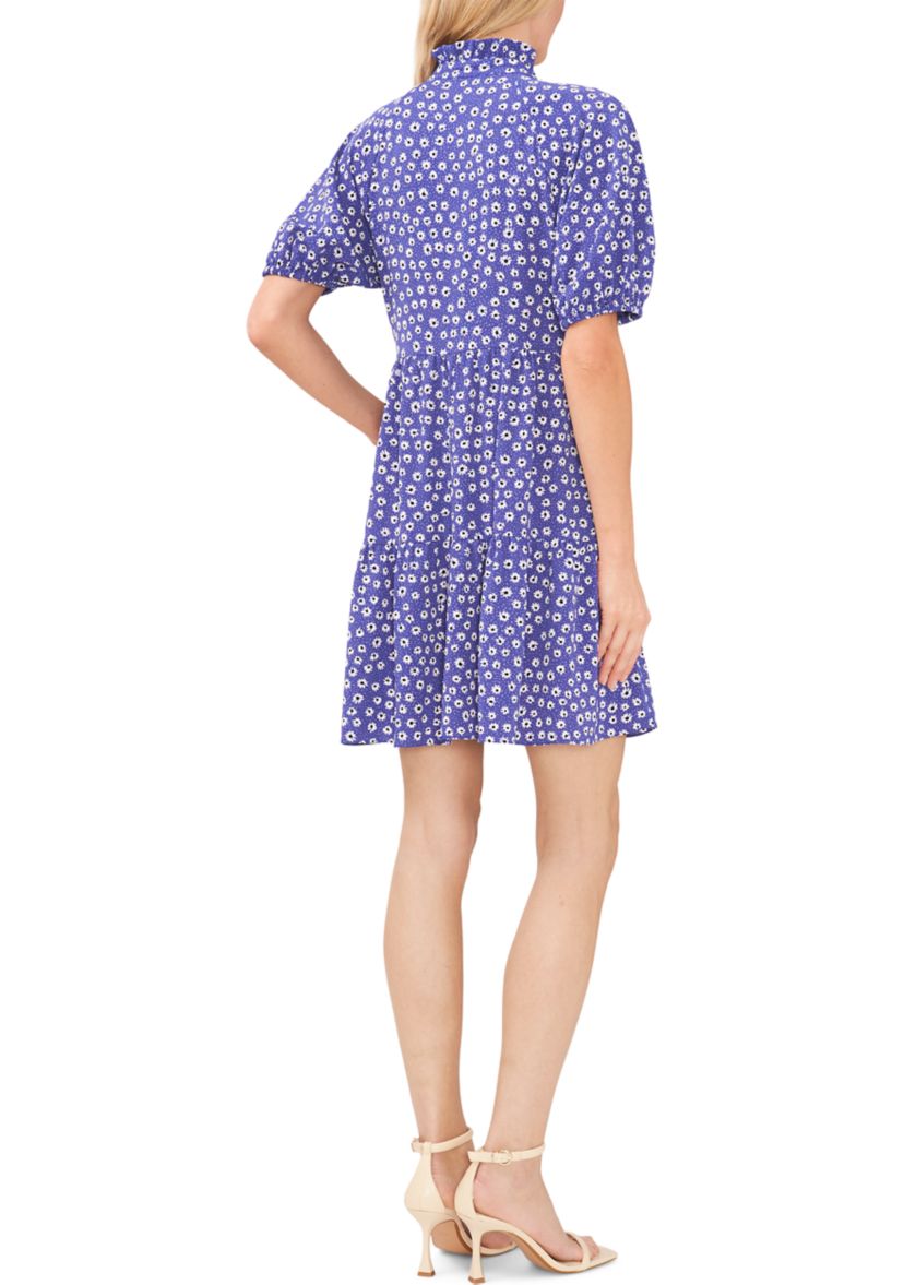 Womens V-Neck Babydoll Dress