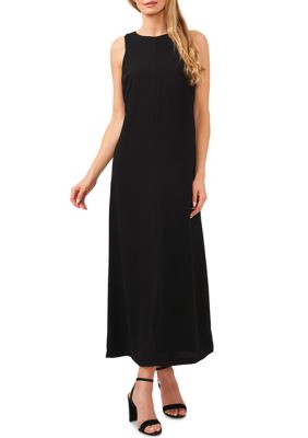 Women's Sleeveless Bow Back Midi Dress