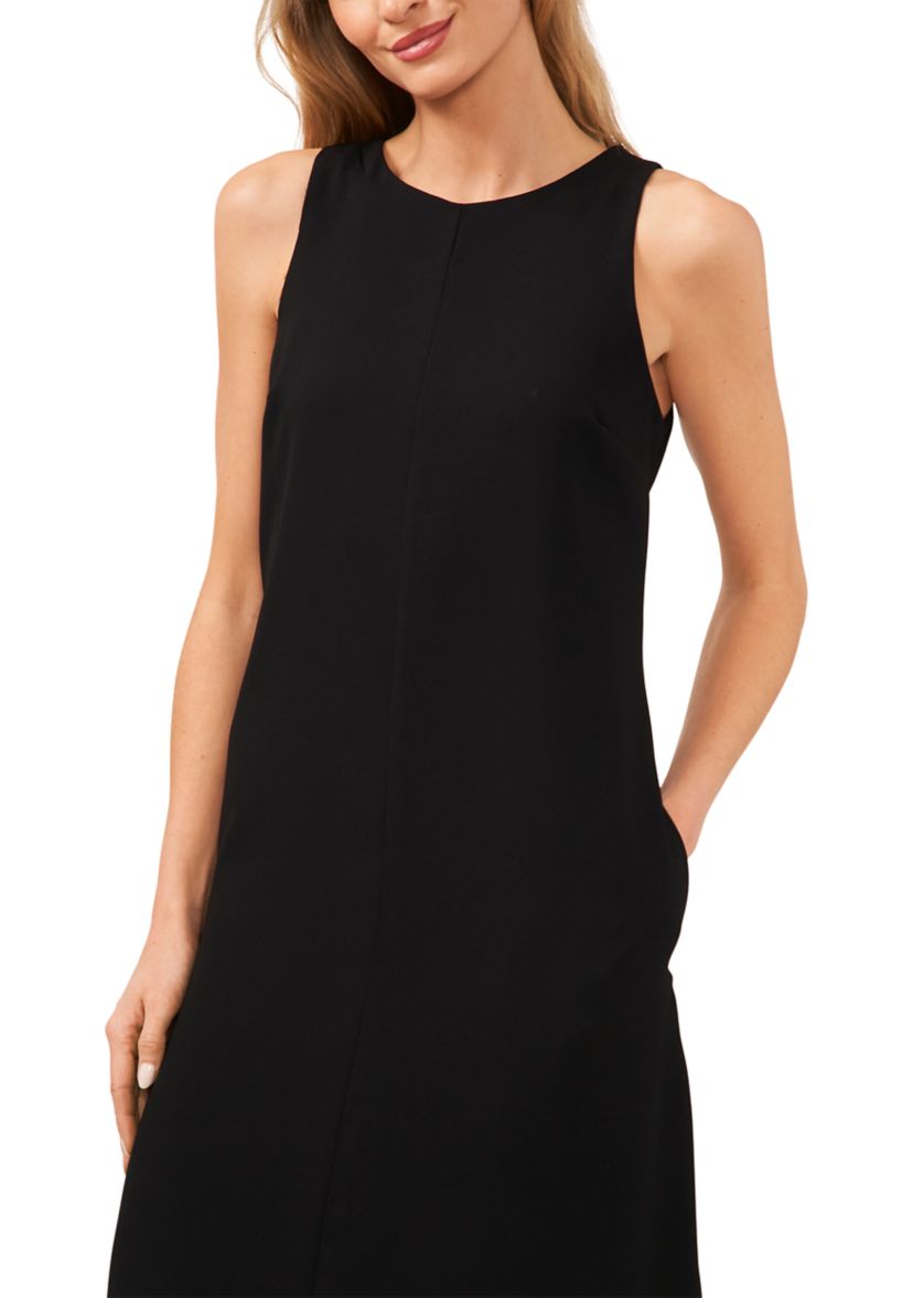 Womens Sleeveless Bow Back Midi Dress