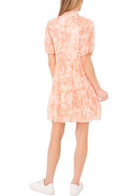 Wopmen's Floral Printed Tiered Dress