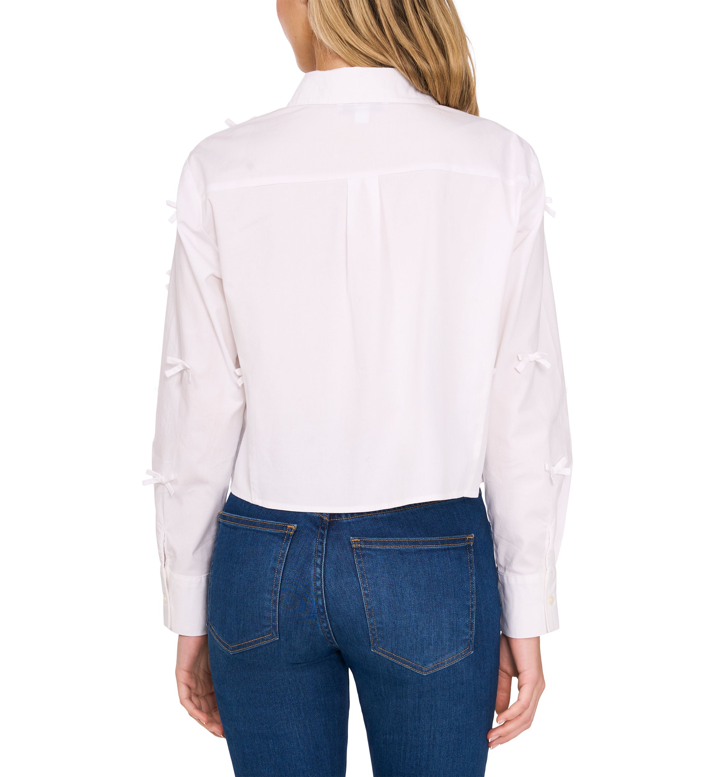 Womens Bow Accented Shirt