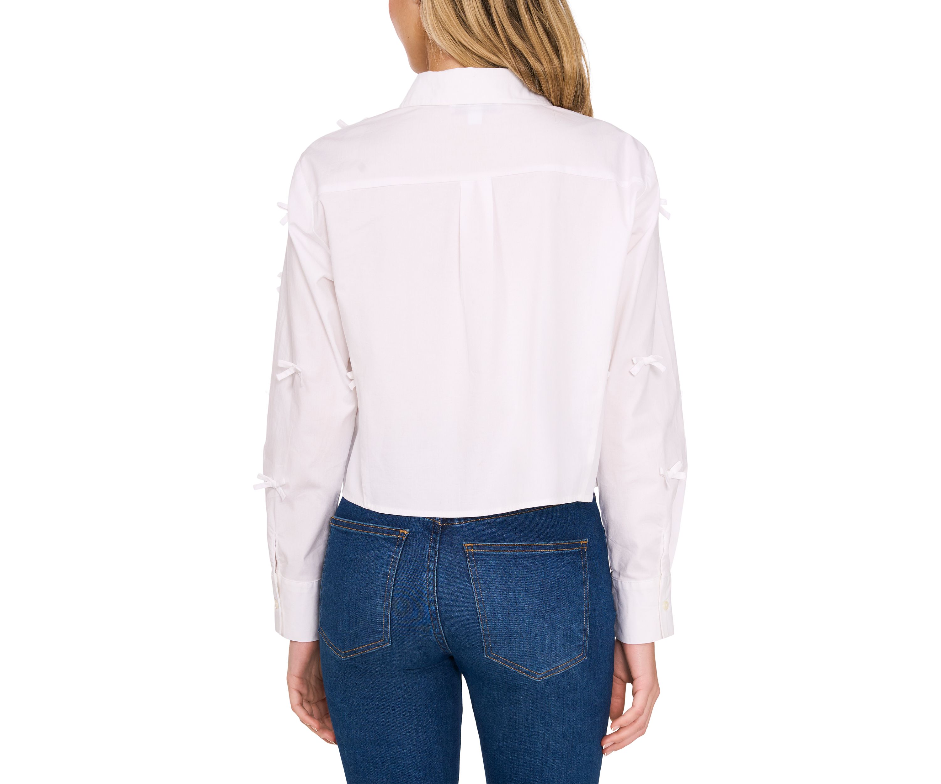 Womens Bow Accented Shirt