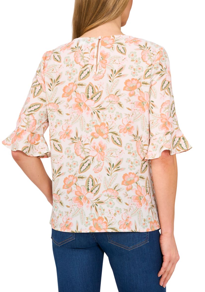 Womens Ruffle Sleeve Blouse