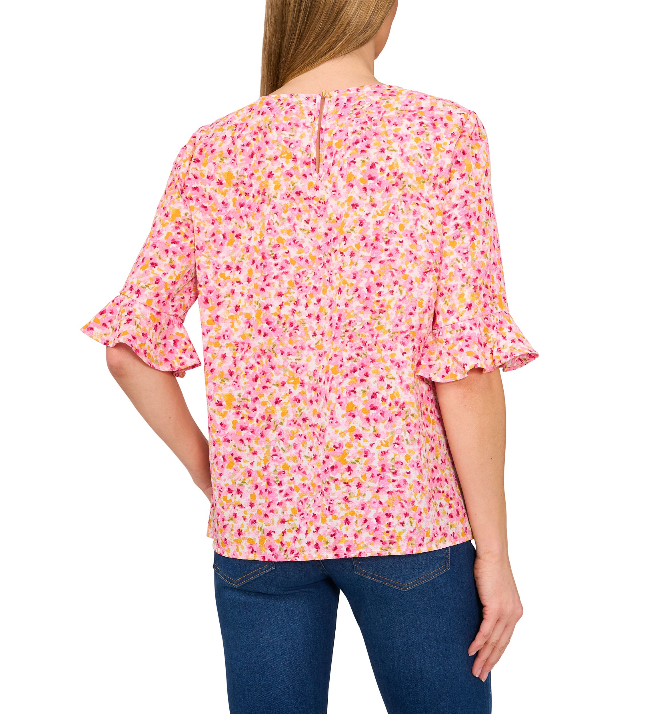 Womens Ruffle Sleeve Blouse