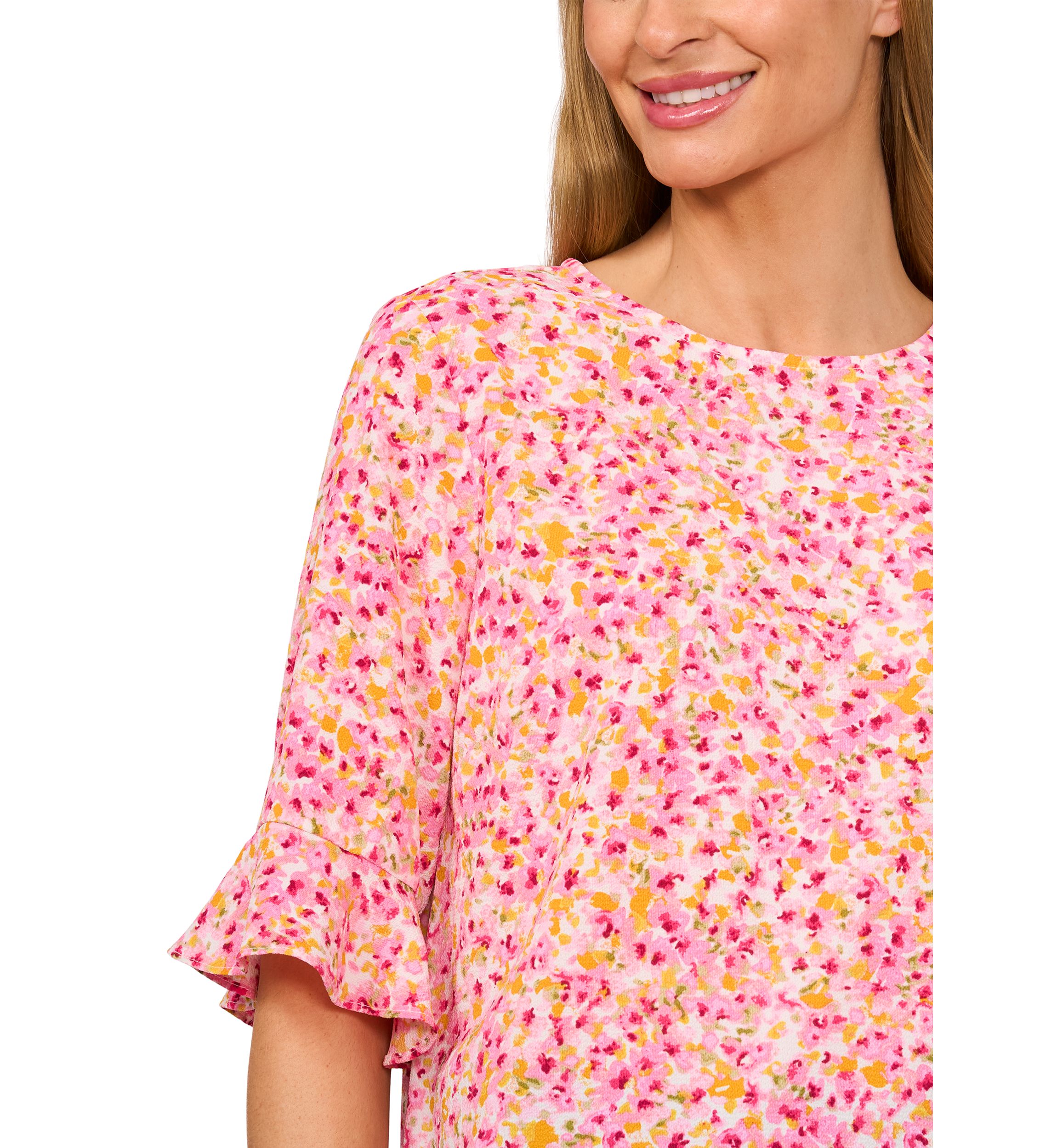 Womens Ruffle Sleeve Blouse