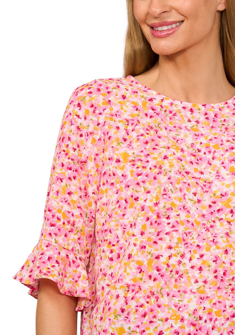 Womens Ruffle Sleeve Blouse