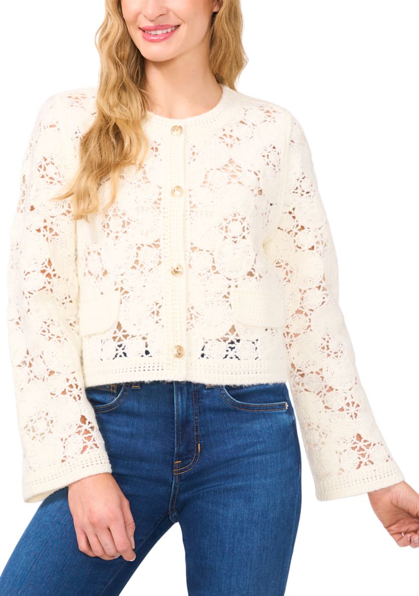 Womens Crochet Cardigan 