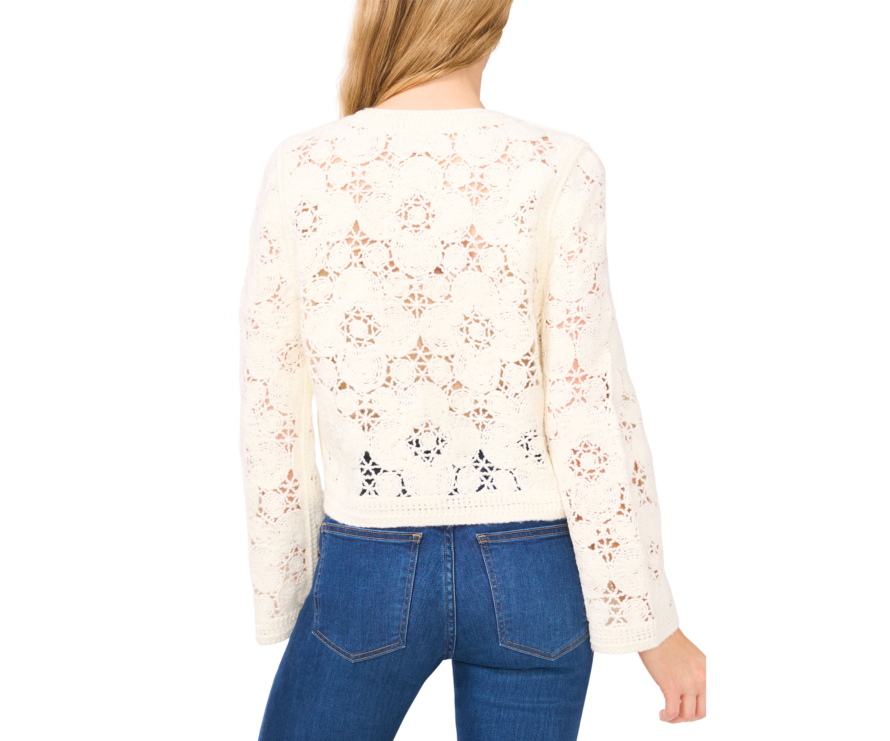 Womens Crochet Cardigan 