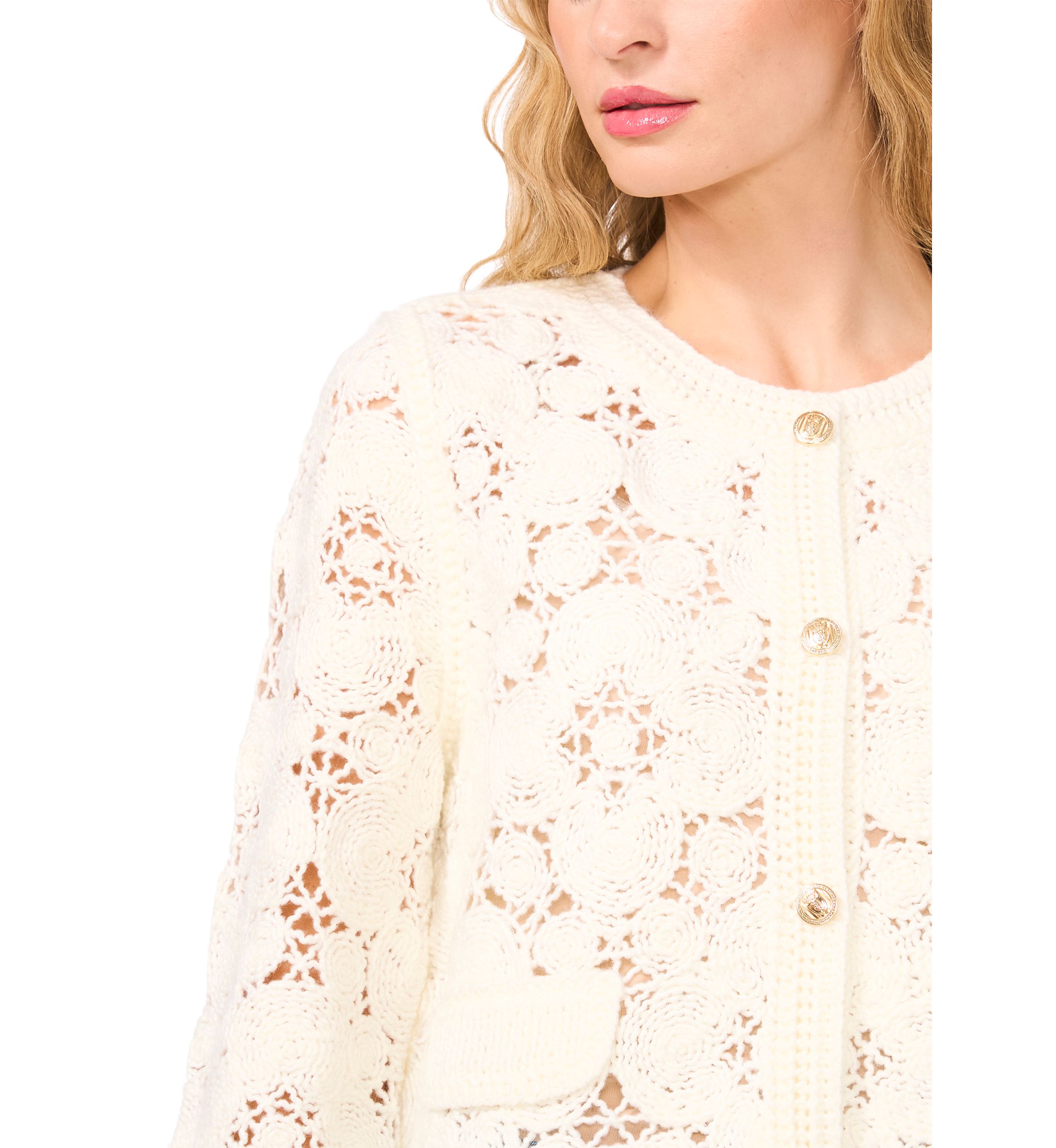 Womens Crochet Cardigan 
