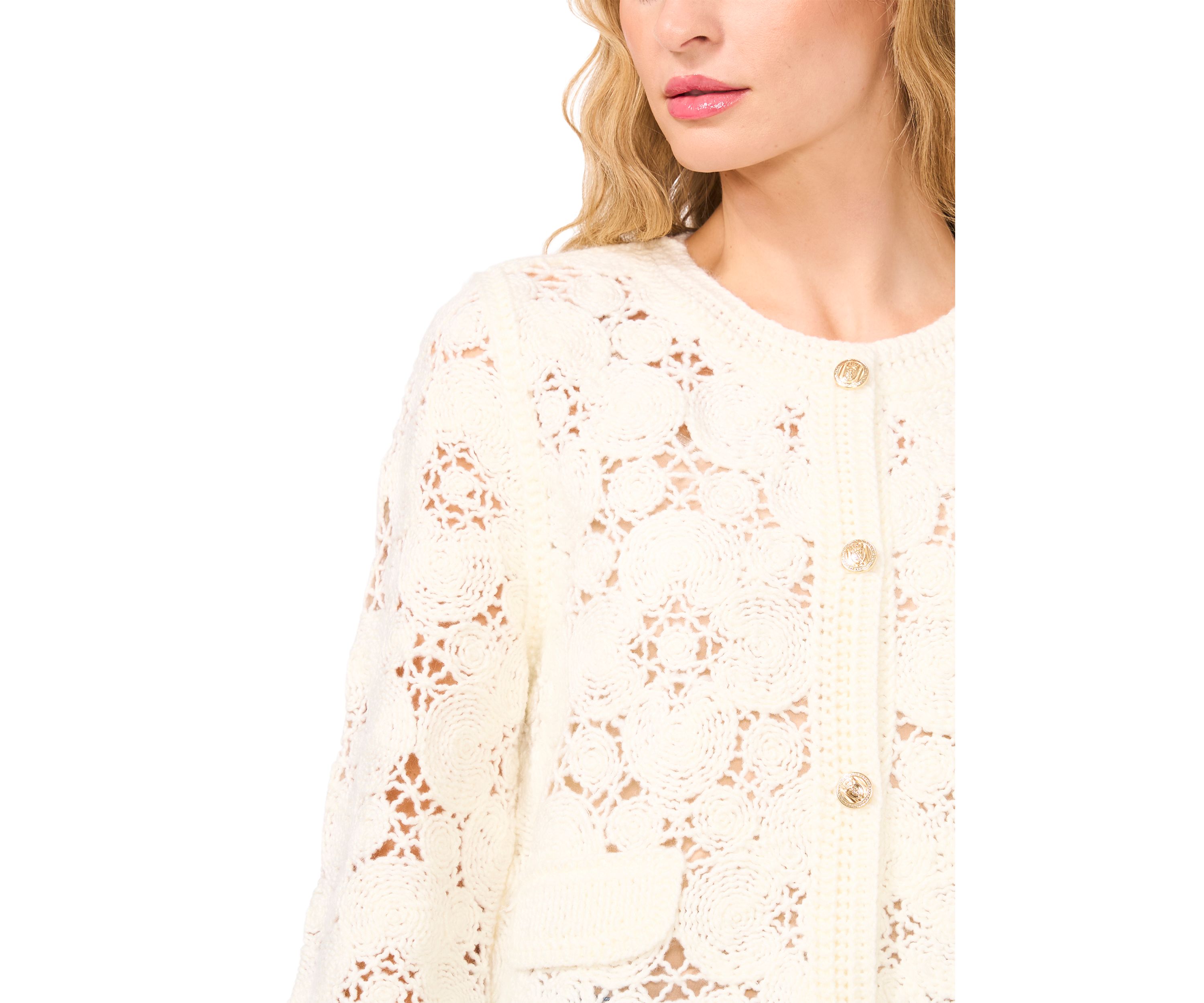 Womens Crochet Cardigan 
