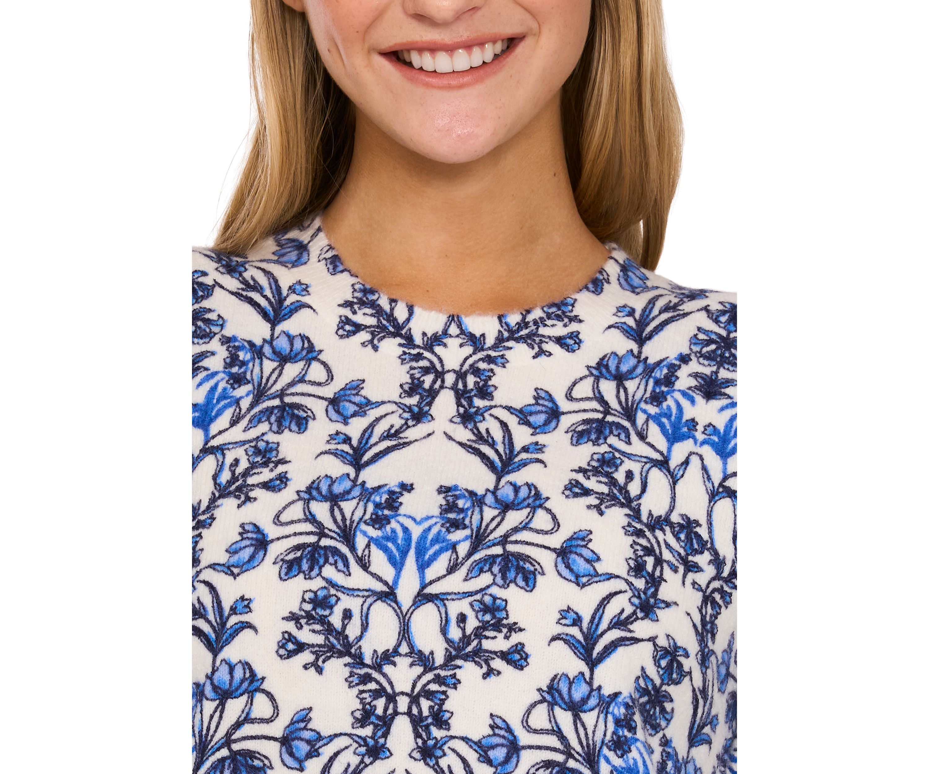 Womens Short Sleeve Floral Top 