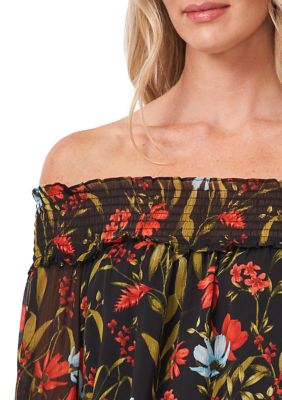 Women's 3/4 Sleeve Off the Shoulder Blouse