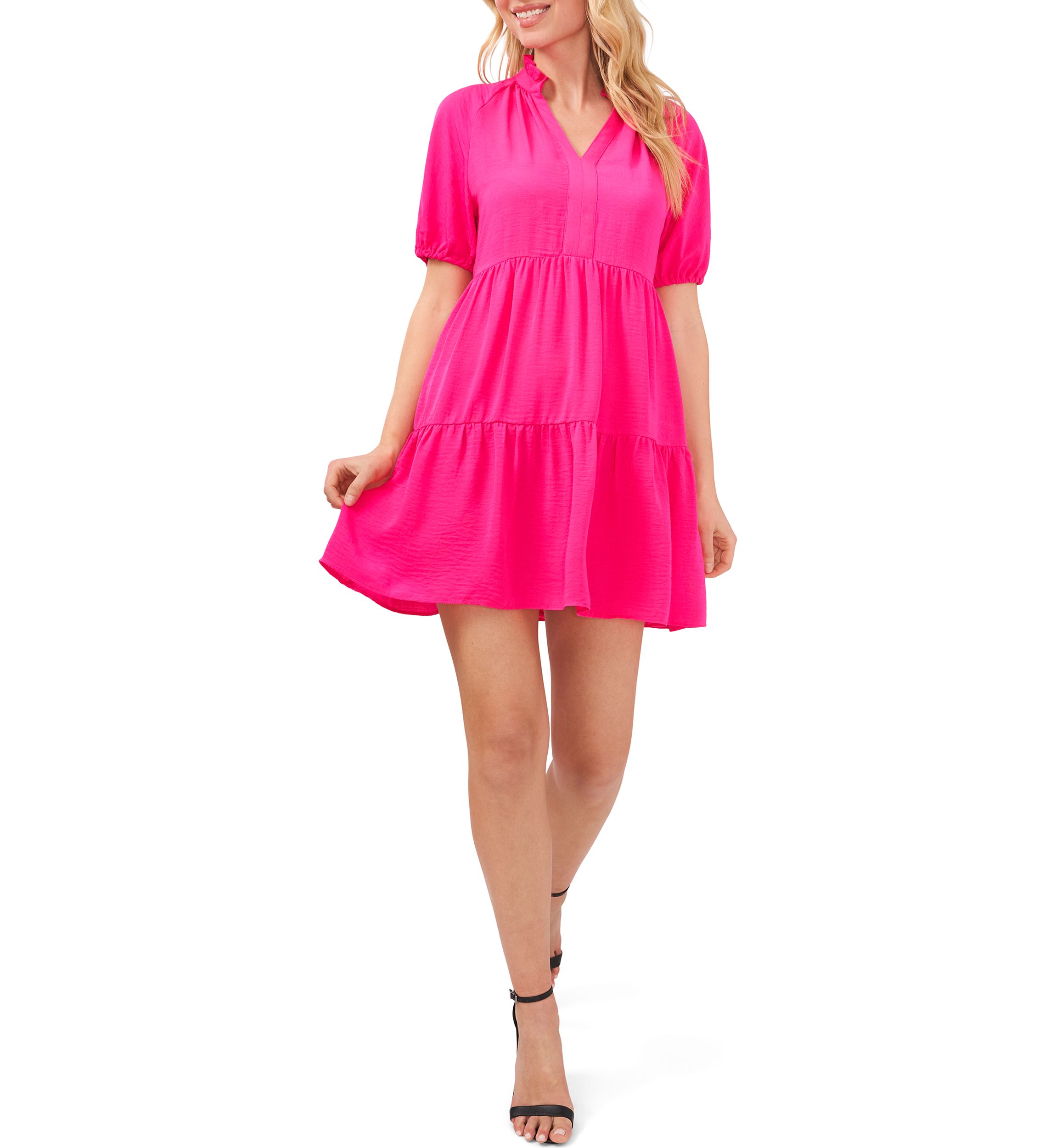 Drapey Gauze Baby Doll Dress