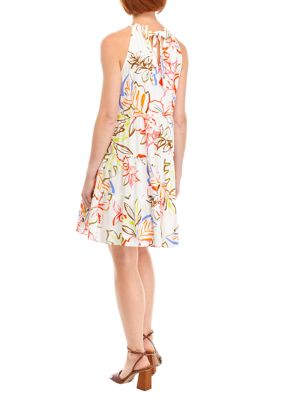 Women's Halter Tier Floral Dress