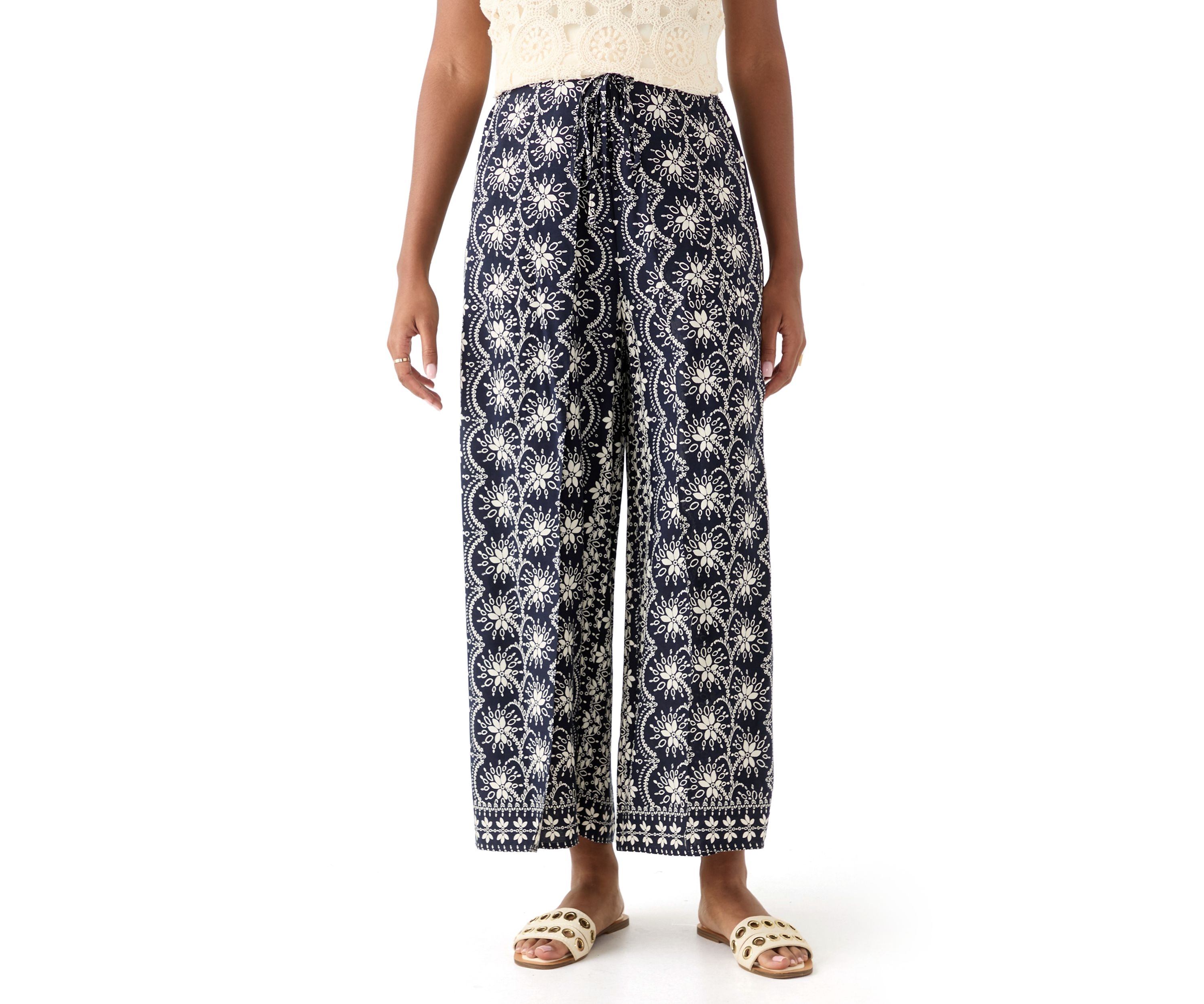 Womens Wide Leg Soft Pants 