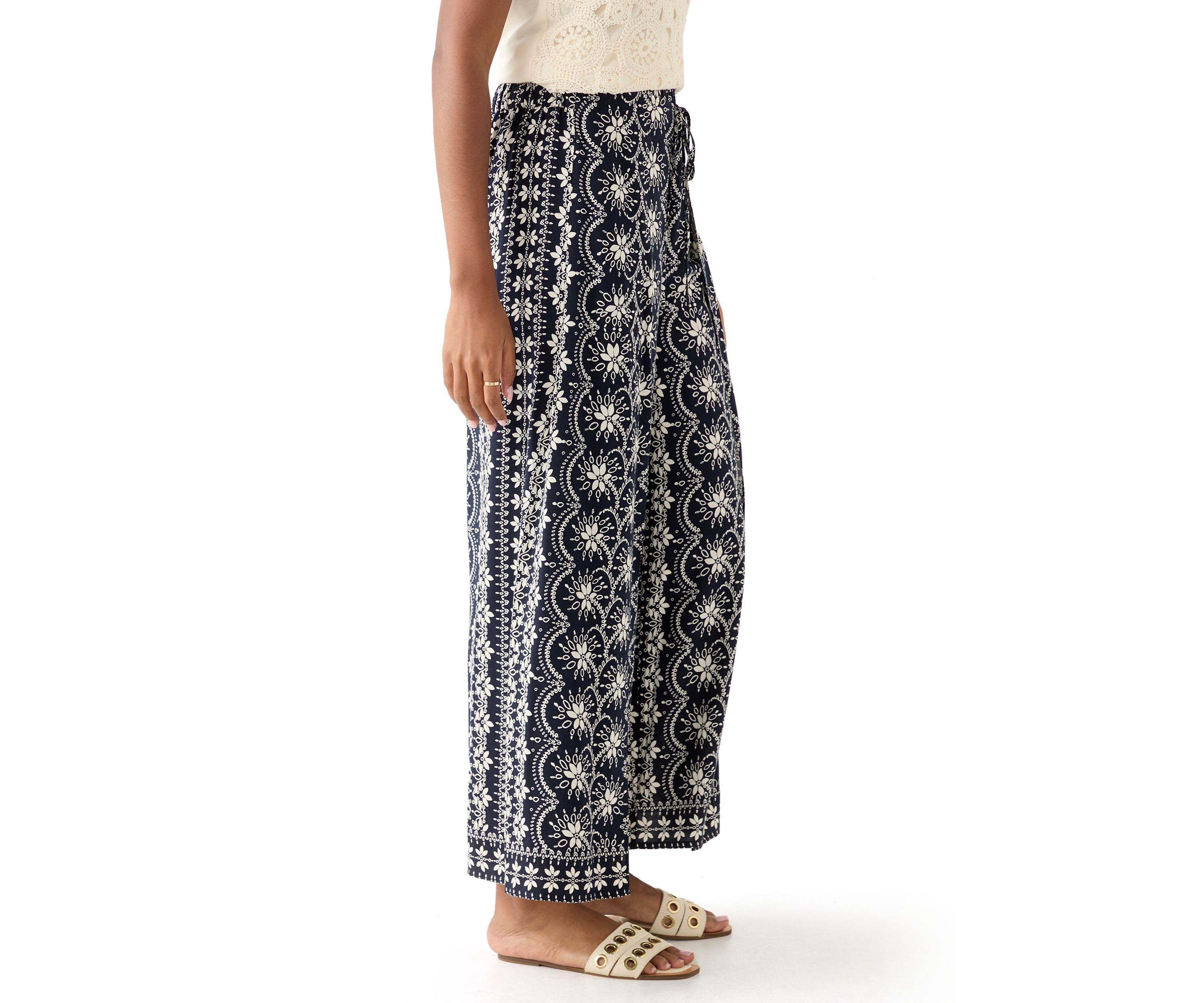 Womens Wide Leg Soft Pants 