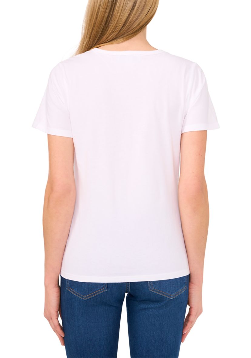Womens Short Sleeve Amore Graphic T-Shirt