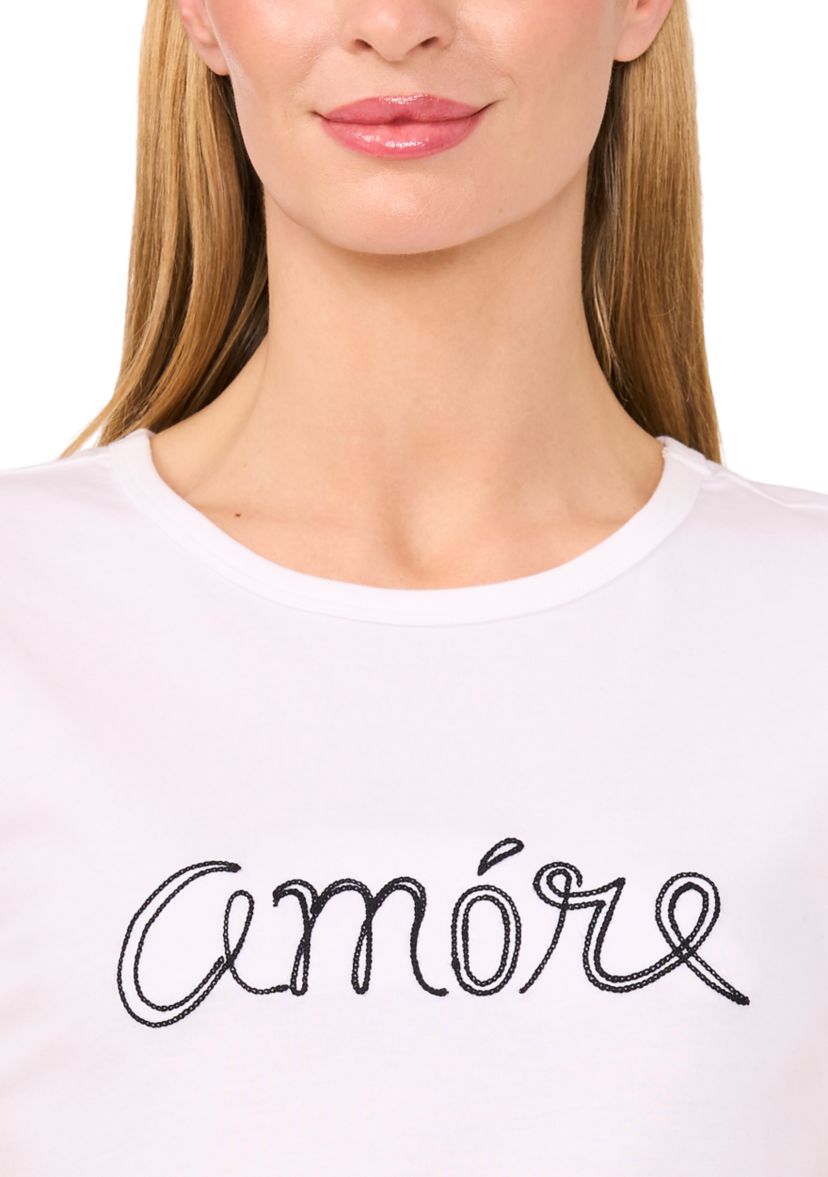 Womens Short Sleeve Amore Graphic T-Shirt