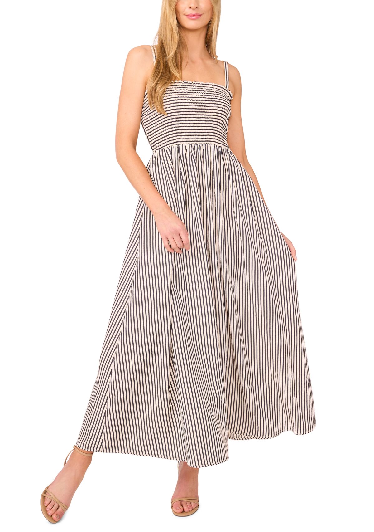 Womens Strap Midi Dress