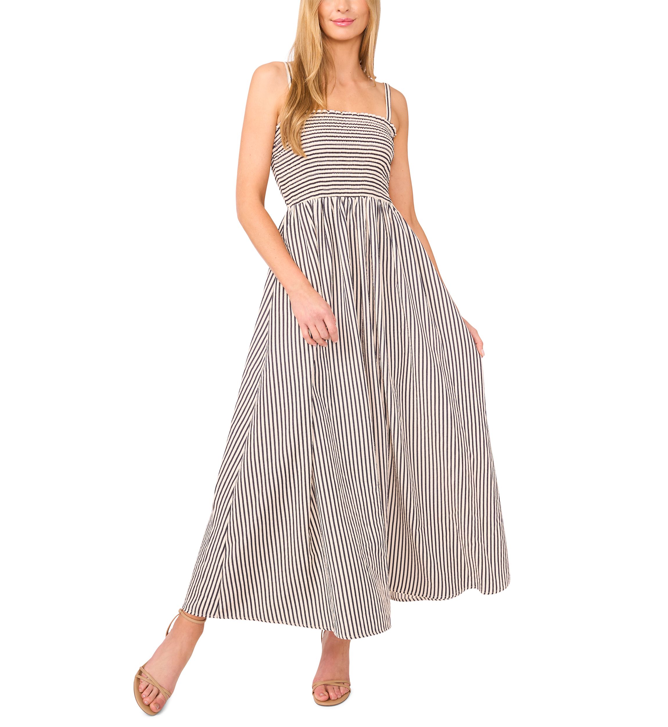 Womens Strap Midi Dress
